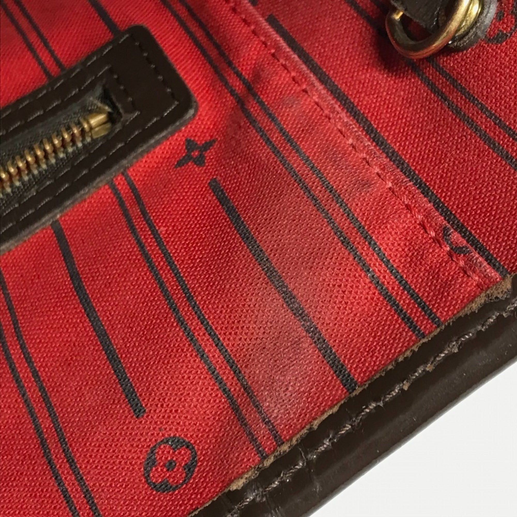 Louis Vuitton Brown Damier Canvas Handbag Shoulder Bag Tote Bag (Pre-Owned)