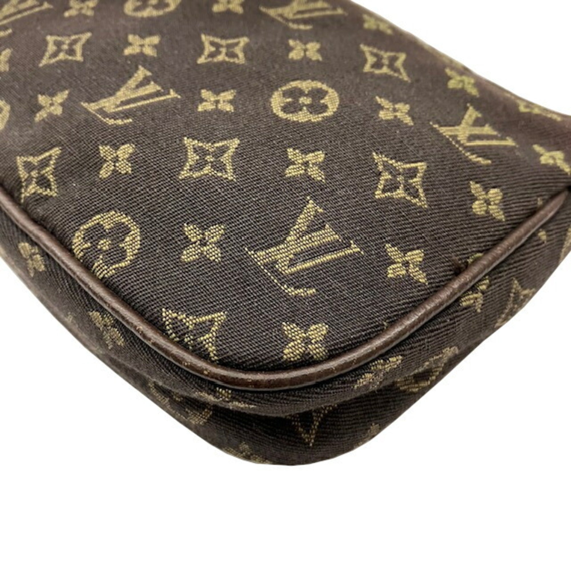 Louis Vuitton Brown Ebene Monogram Mini Lin Pouch (Pre-Owned)
