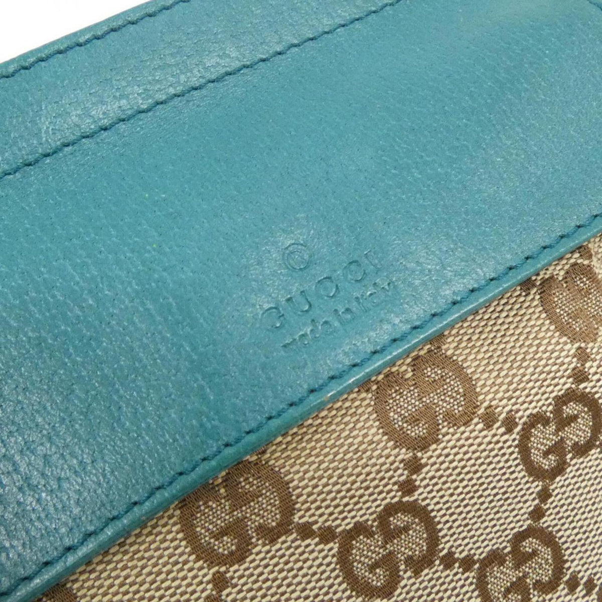 Gucci Beige Blue Gg Canvas Fanny Pack (Pre-Owned)