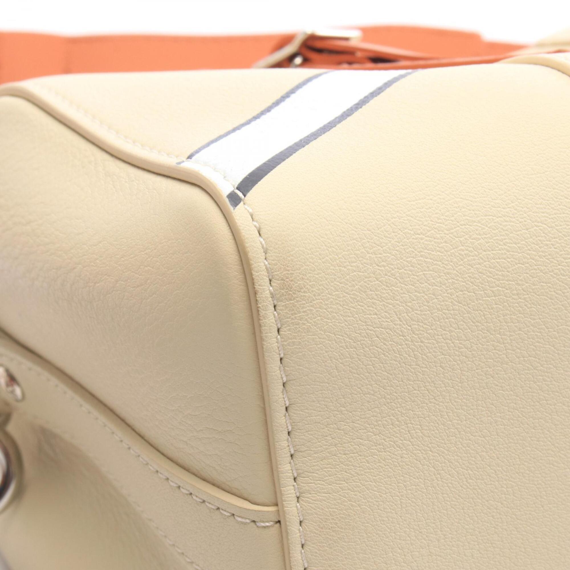 Louis Vuitton Brown Ivory Multi-Color Leather Handbag Shoulder Bag (Pre-Owned)