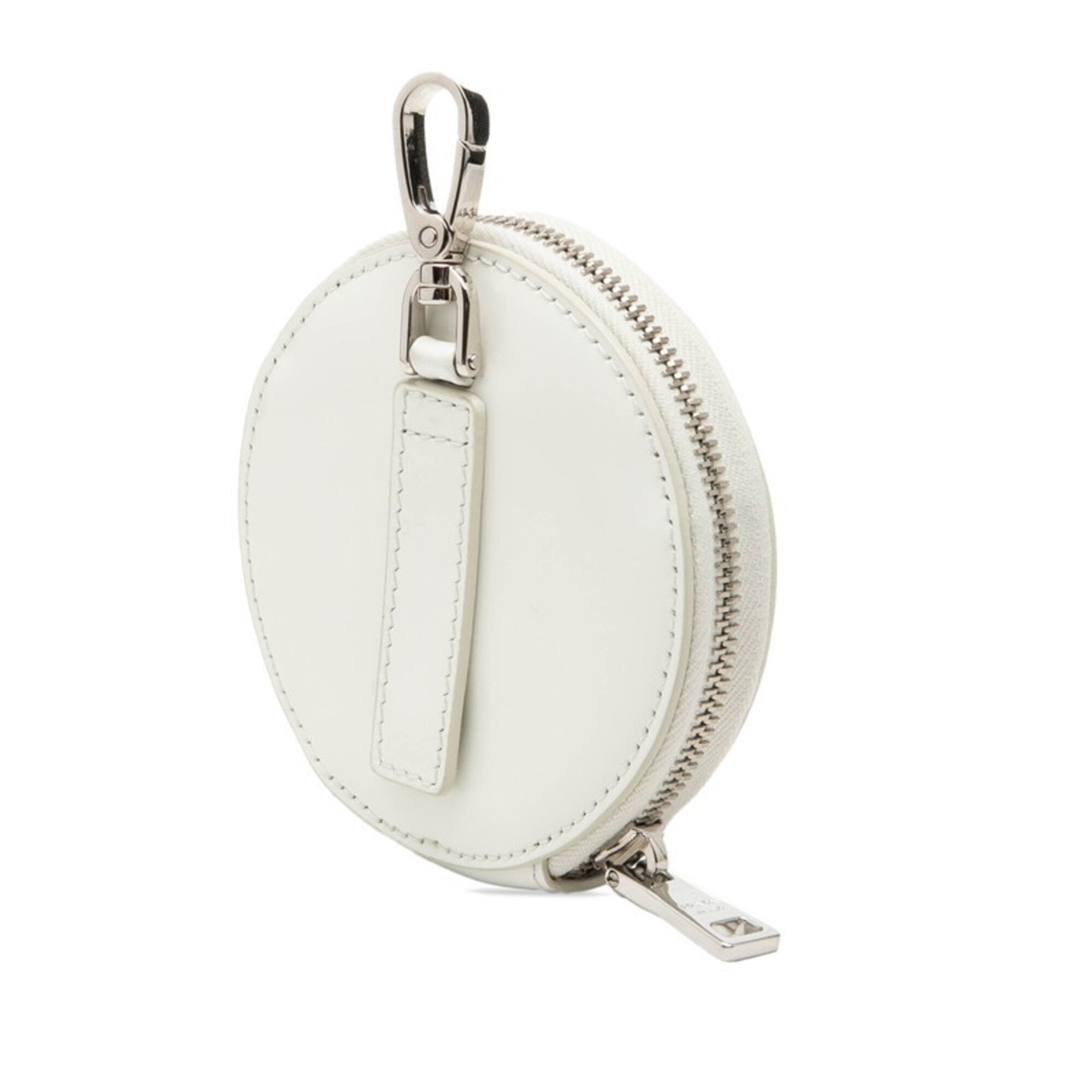Prada White Patent Leather Coin Purse/Coin Case (Pre-Owned)