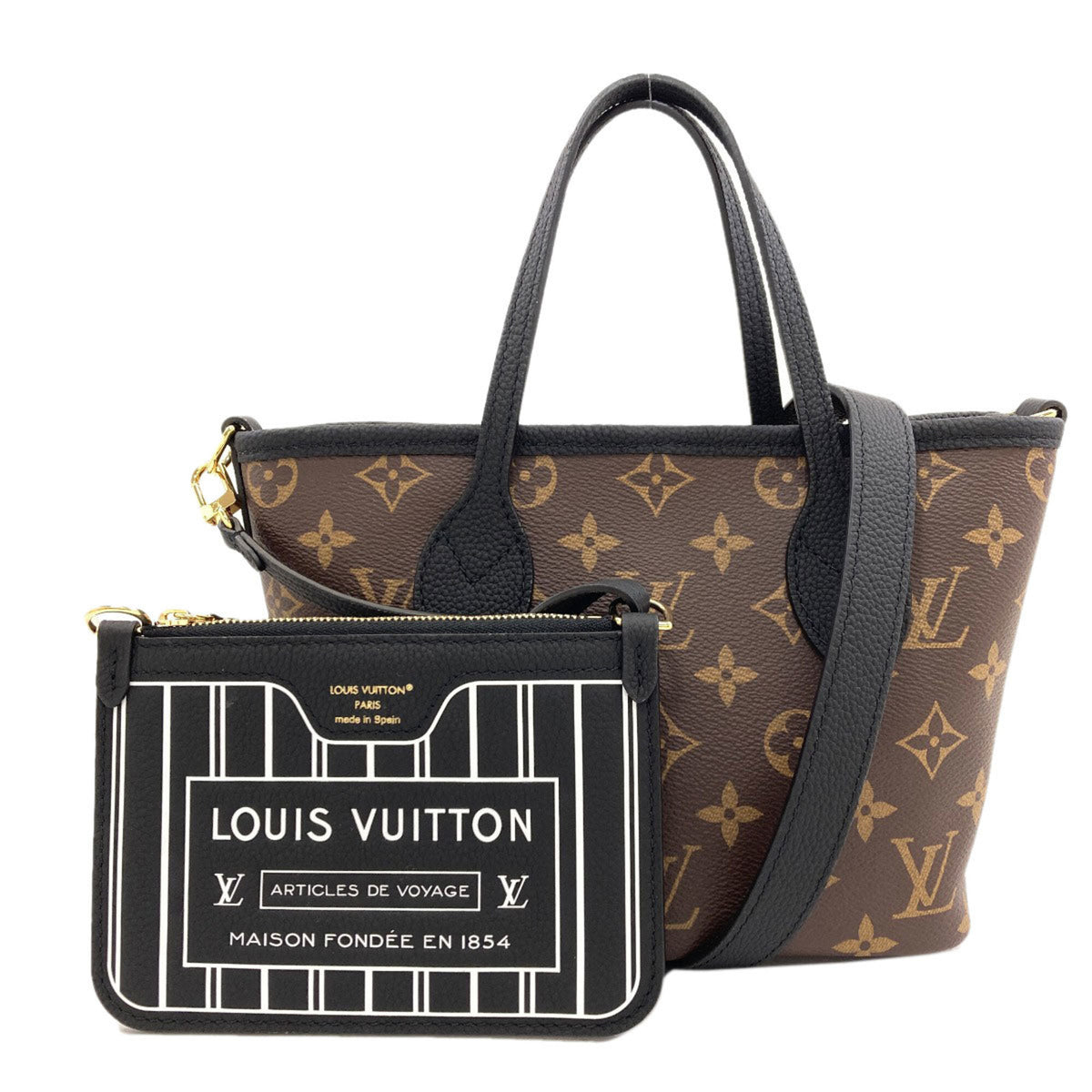 Louis Vuitton Black Monogram Monogram Canvas Handbag (Pre-Owned)