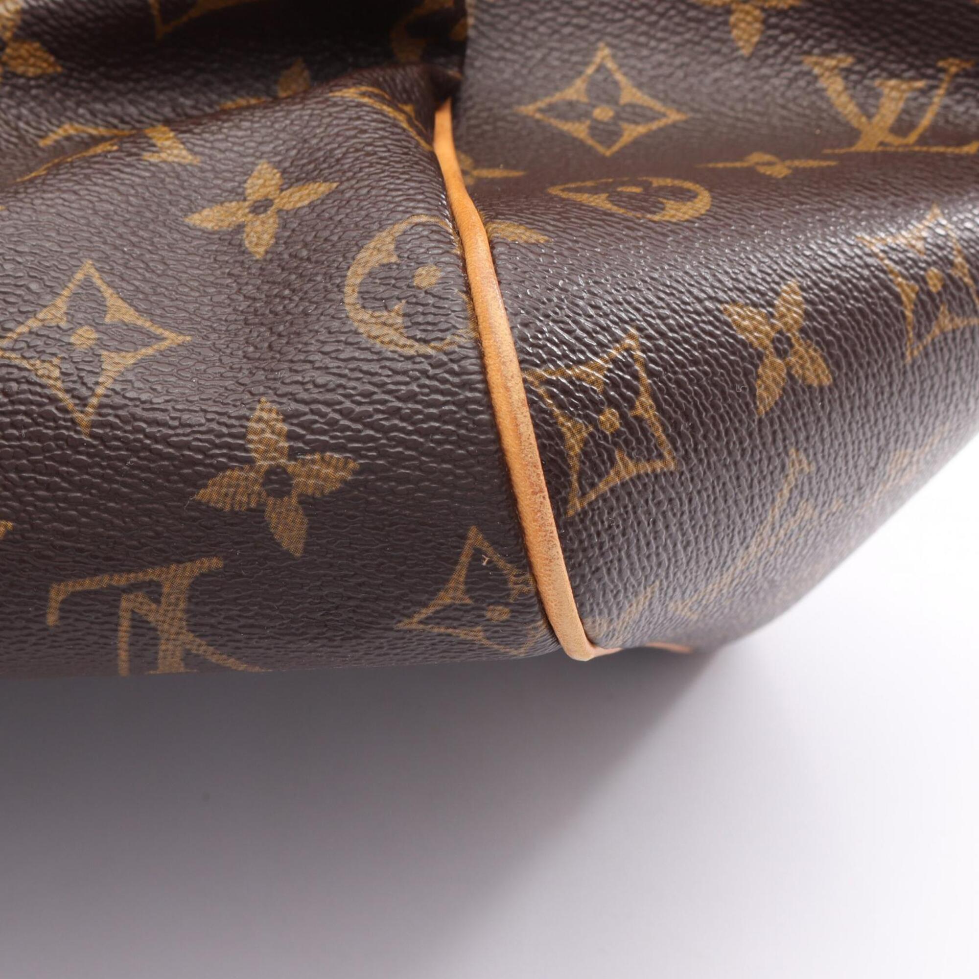 Louis Vuitton Brown Monogram Coated Canvas Leather Monogram Handbag (Pre-Owned)