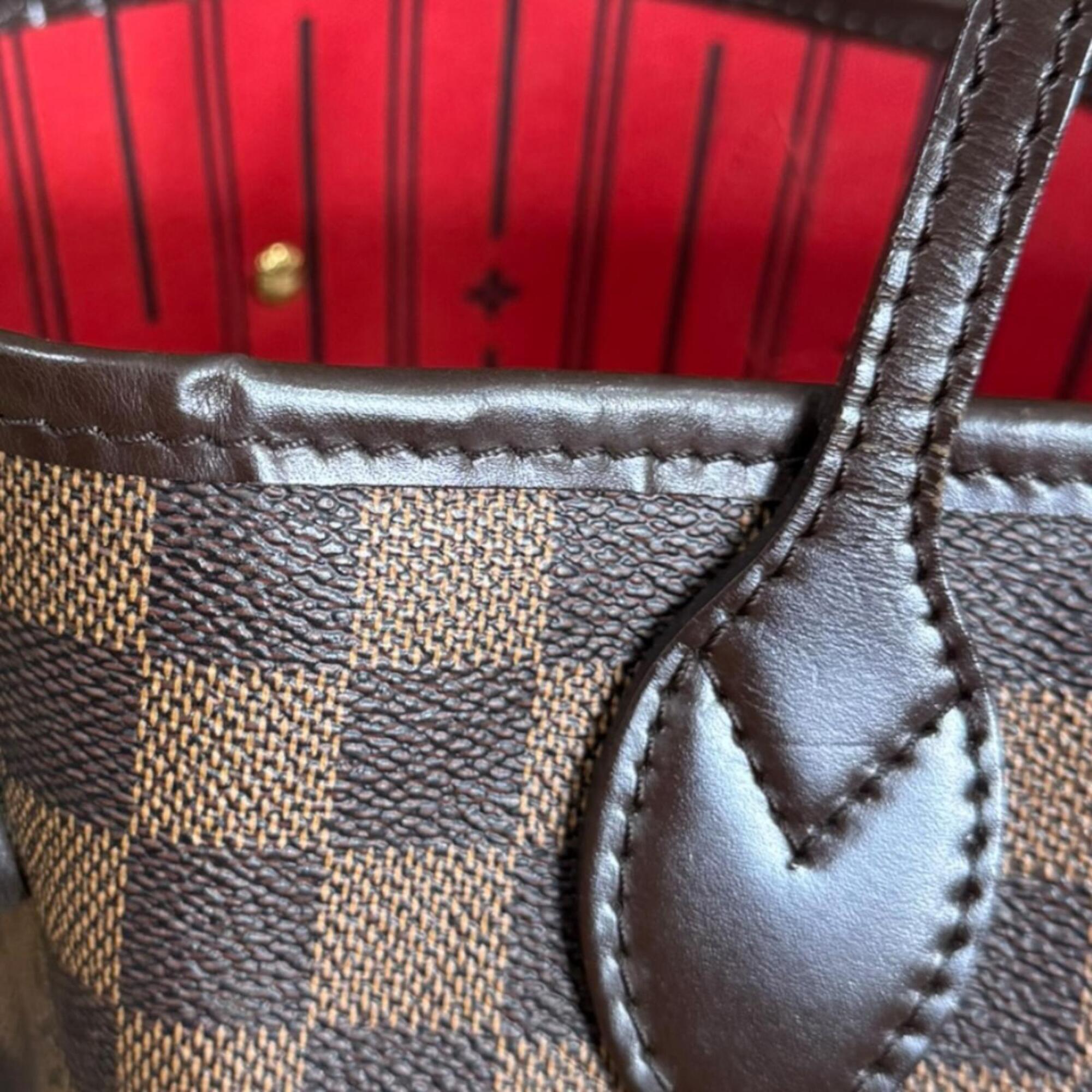 Louis Vuitton Damier Brown Damier Canvas Tote Bag (Pre-Owned)
