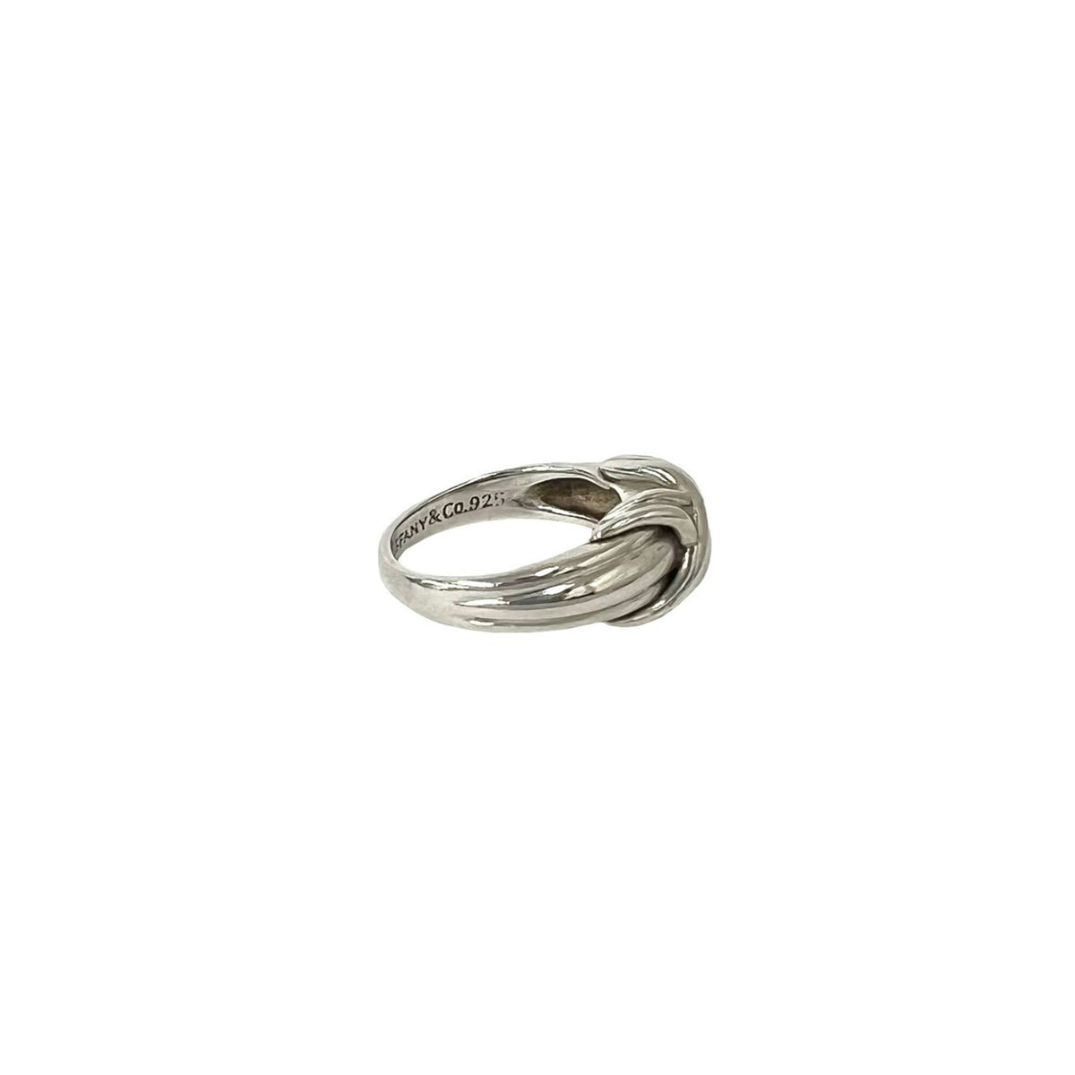 Tiffany Silver Silver 925 Band Ring (Pre-Owned)