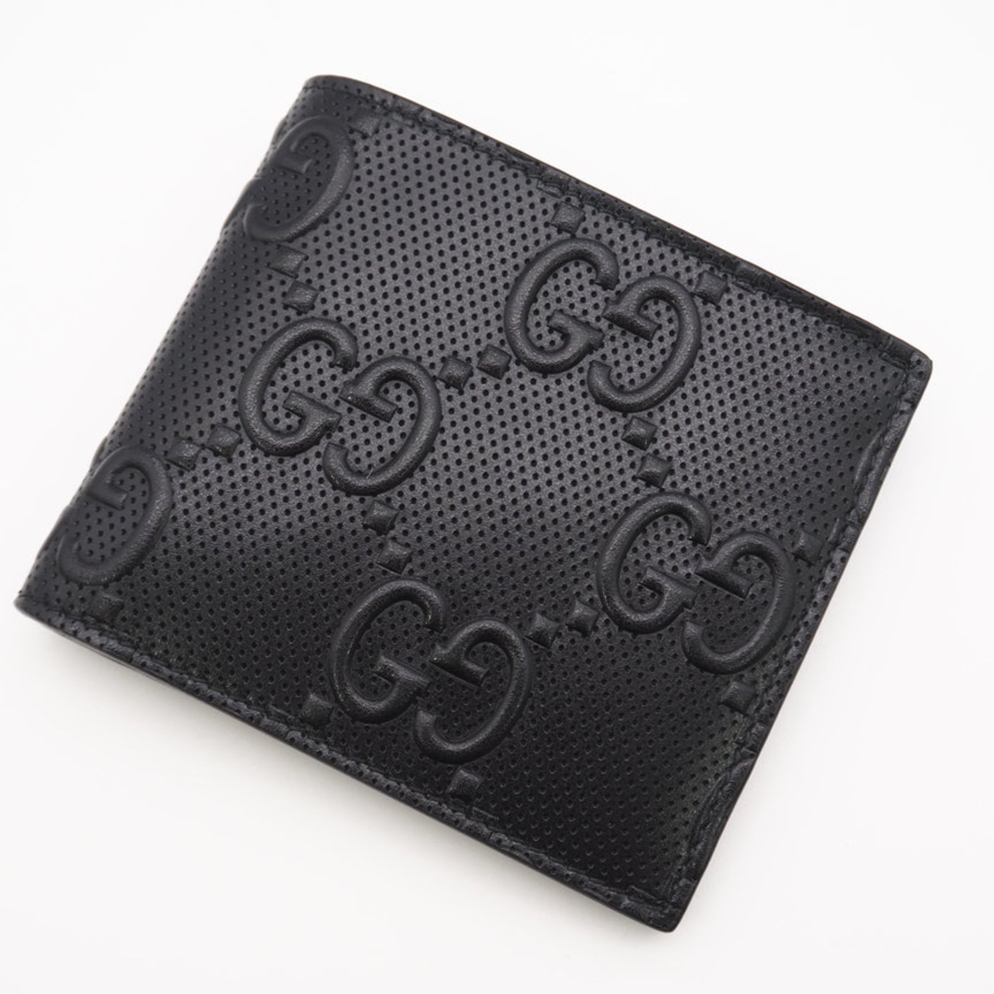 Gucci Black Leather Wallet (Bi-Fold) (Pre-Owned)