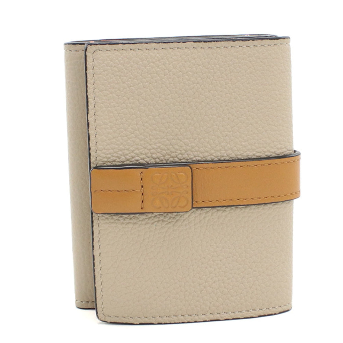 Loewe Beige Leather Wallet (Tri-Fold) (Pre-Owned)