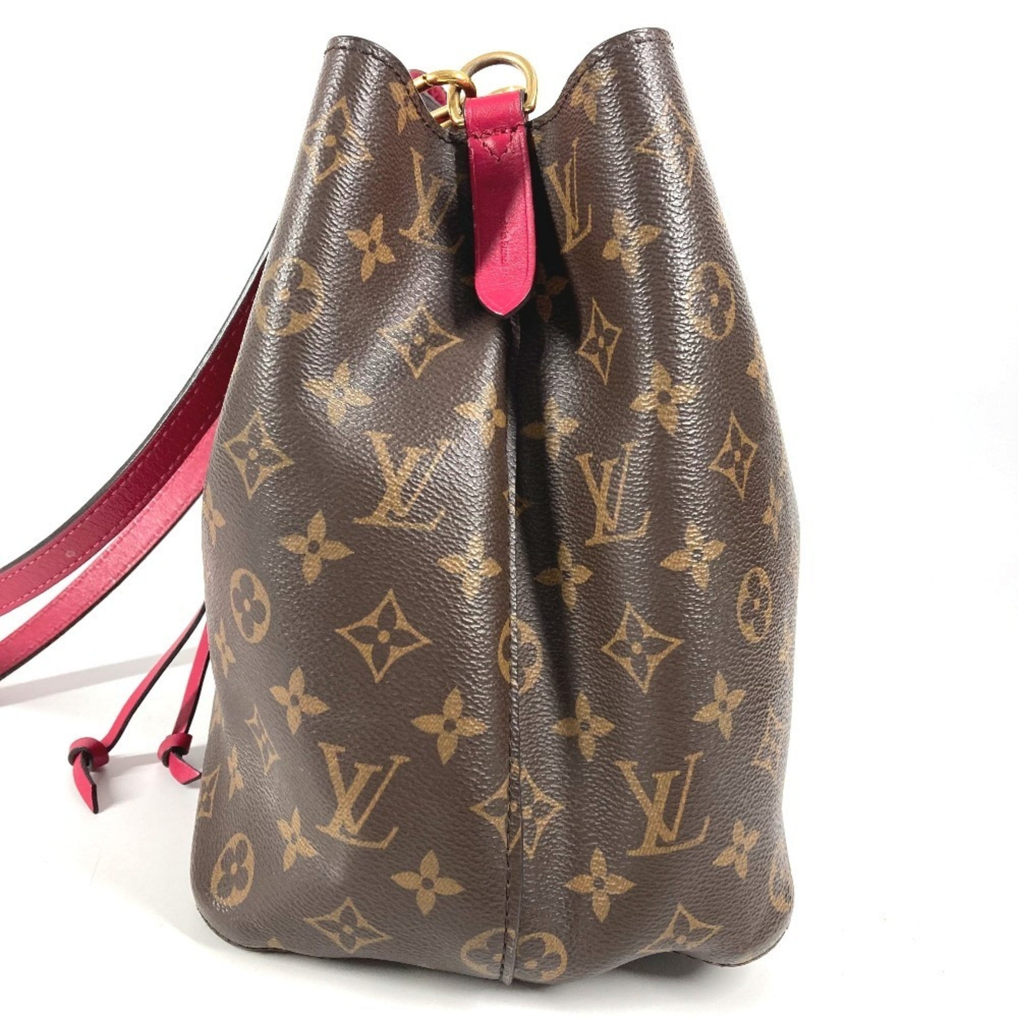 Louis Vuitton Brown Pink Monogram Shoulder Bag (Pre-Owned)