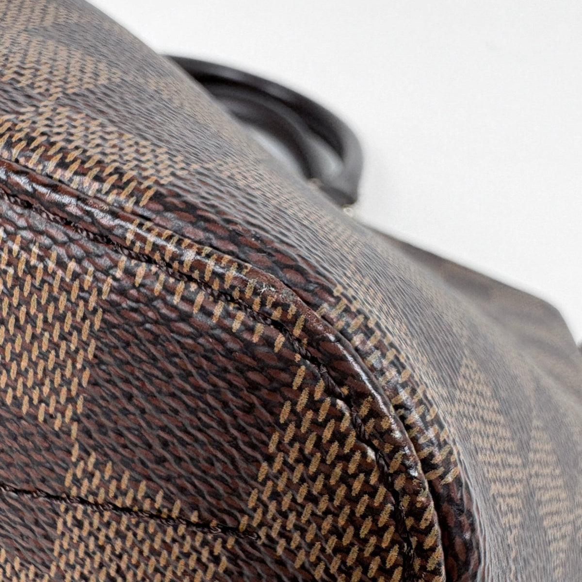 Louis Vuitton Brown Damier Canvas Handbag Shoulder Bag (Pre-Owned)