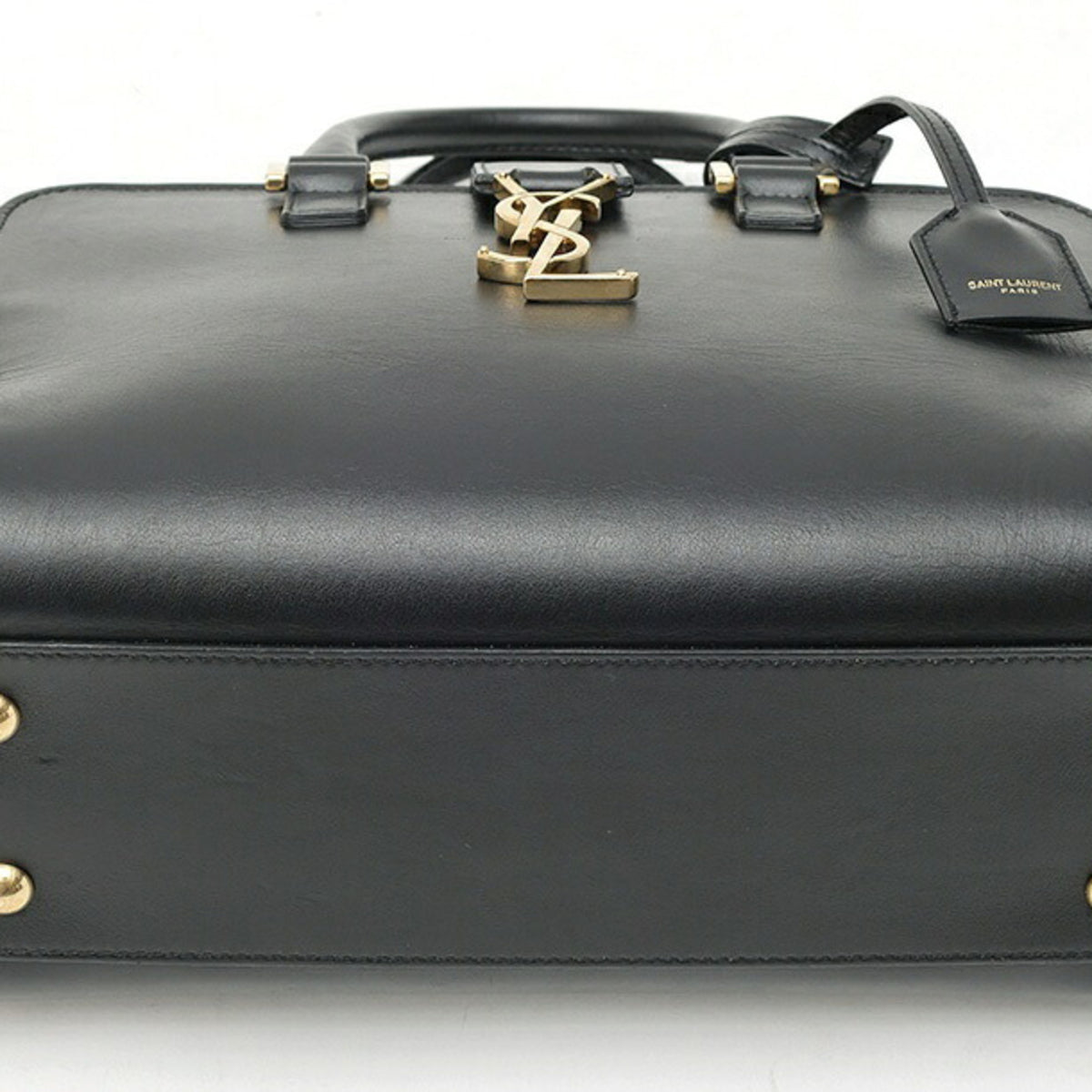 Saint Laurent Black Leather Shoulder Bag (Pre-Owned)