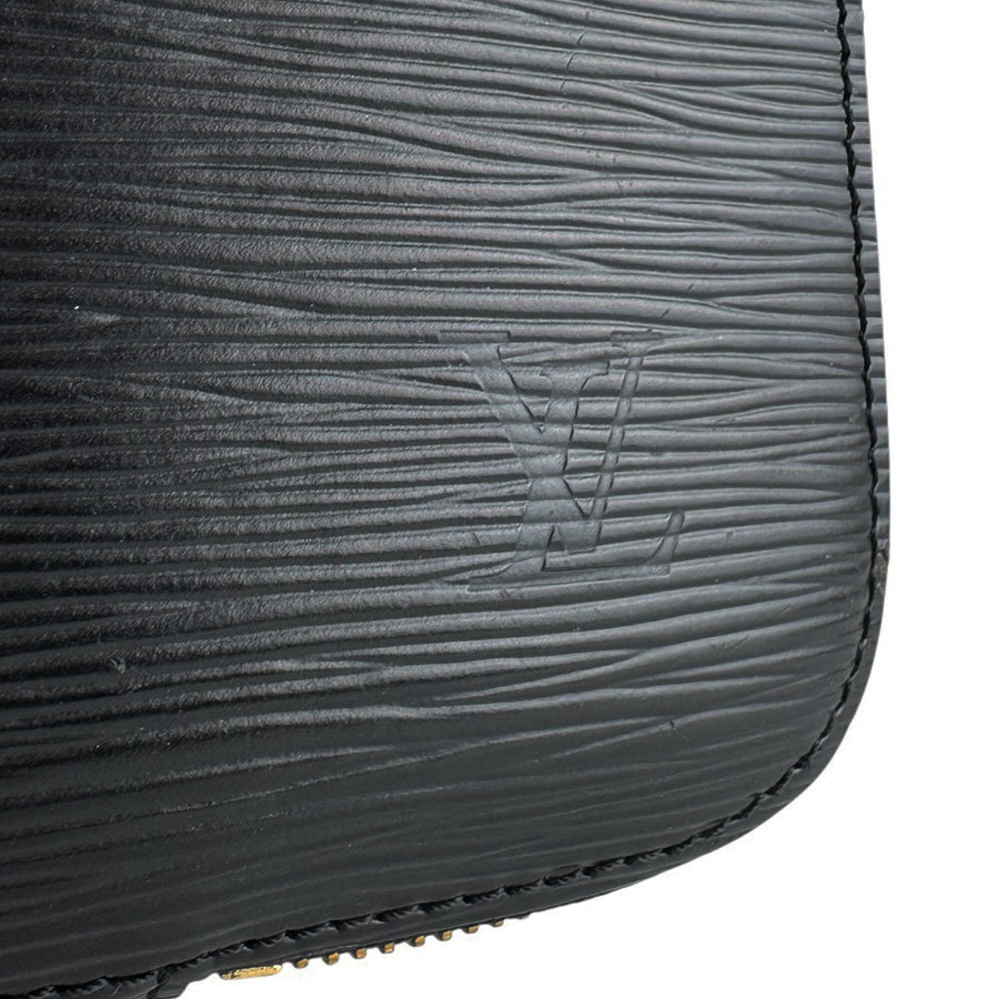 Louis Vuitton Noir Epi Leather Clutch Bag Document Case (Pre-Owned)