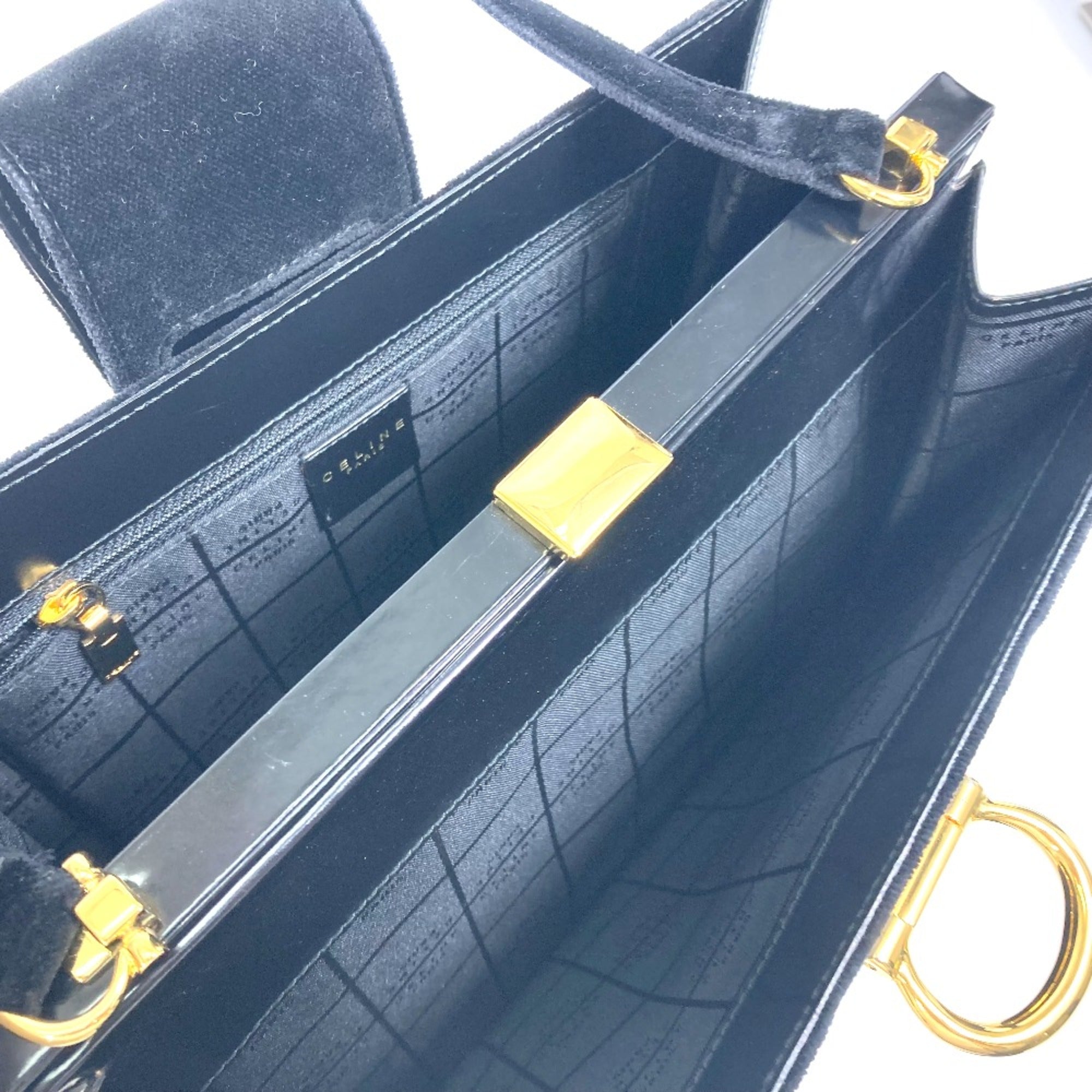 Celine Black Leather Shoulder Bag (Pre-Owned)