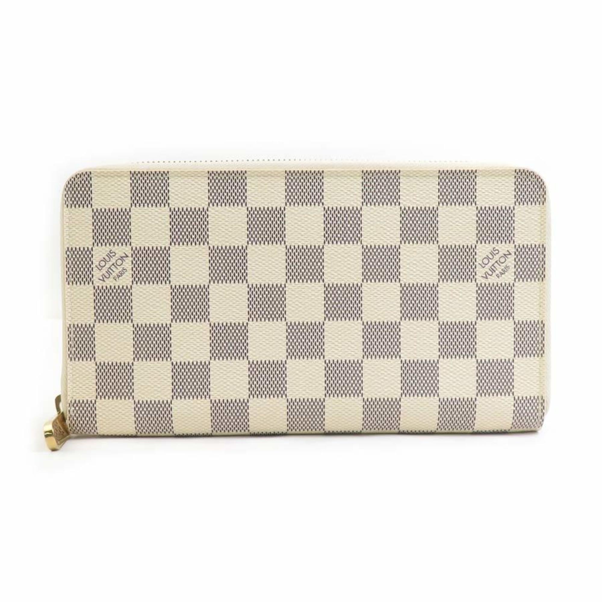Louis Vuitton Damier Azur Ivory Damier Azur Long Wallet (Bi-Fold) (Pre-Owned)