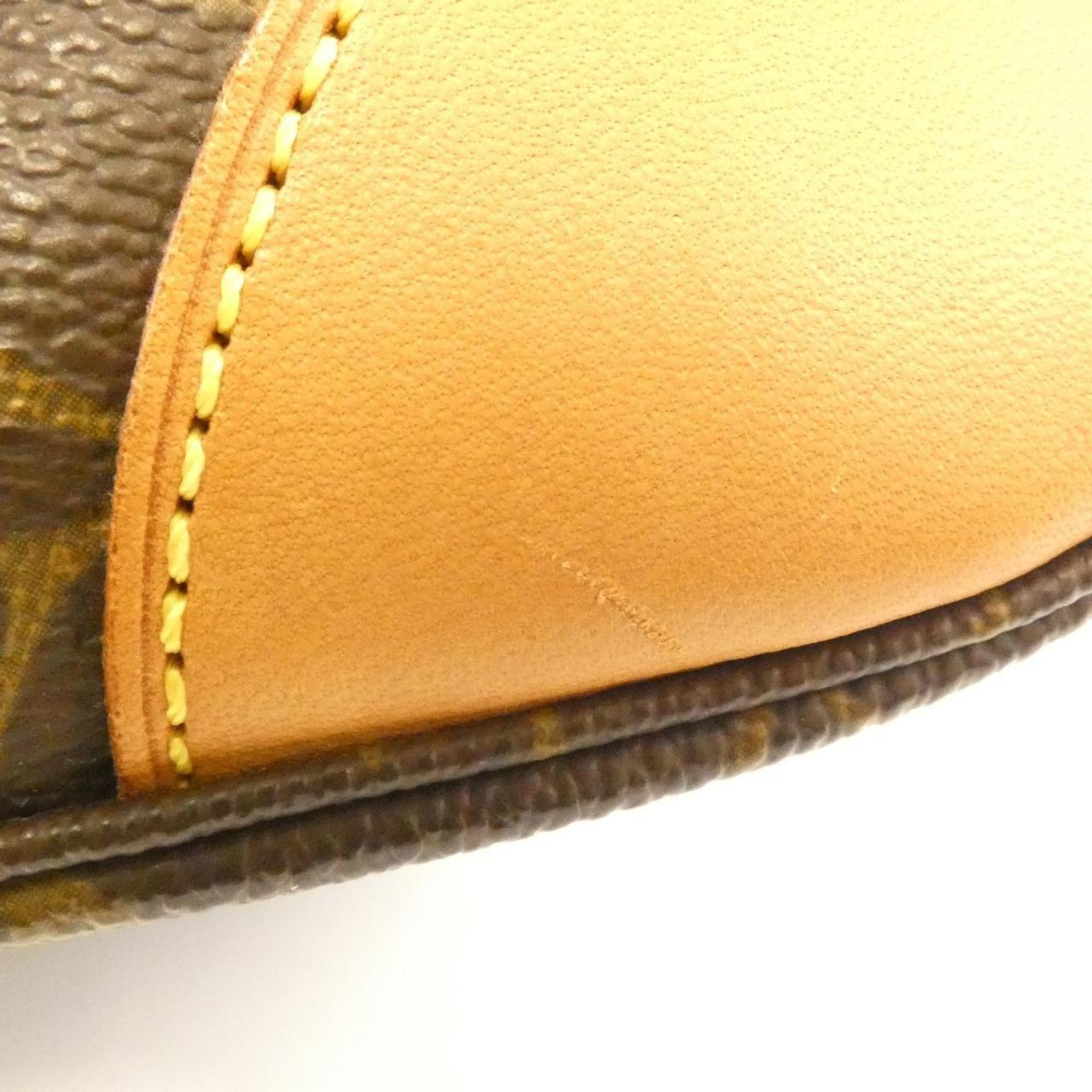 Louis Vuitton Marron Coated Canvas Shoulder Bag (Pre-Owned)