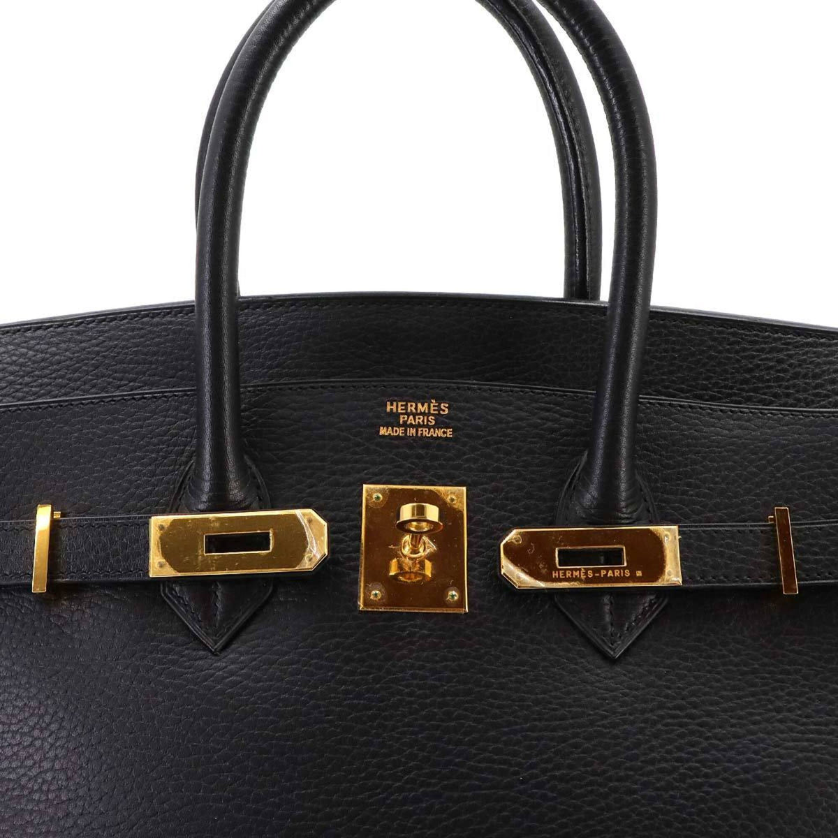 Hermes Black Ardennes Leather Handbag (Pre-Owned)