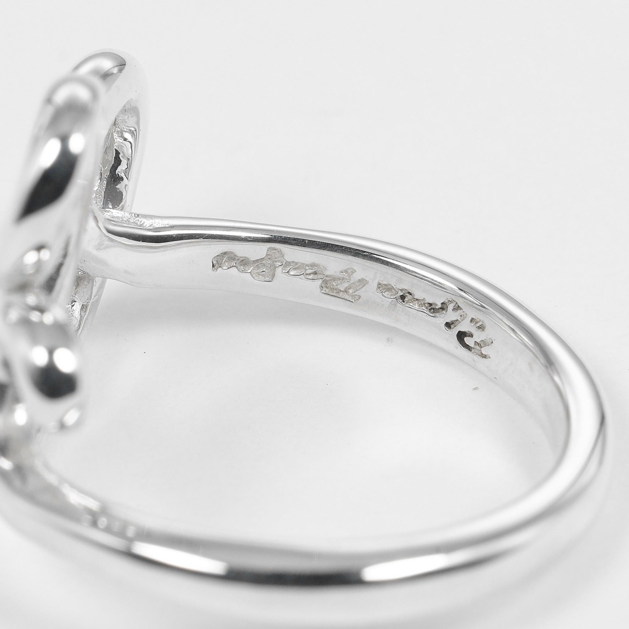 Tiffany Silver Silver 925 Band Ring (Pre-Owned)