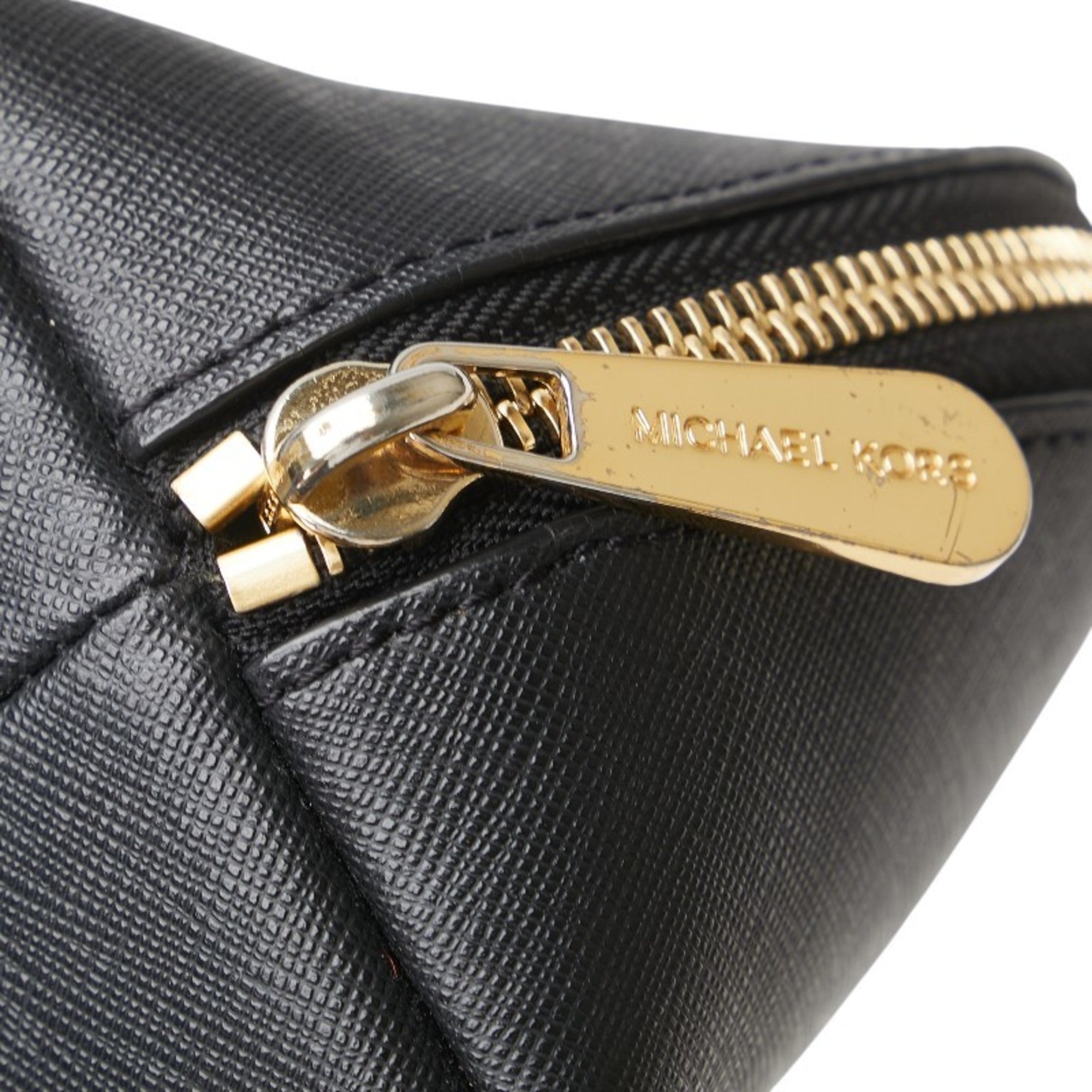 Michael Kors Black Leather Pouch (Pre-Owned)