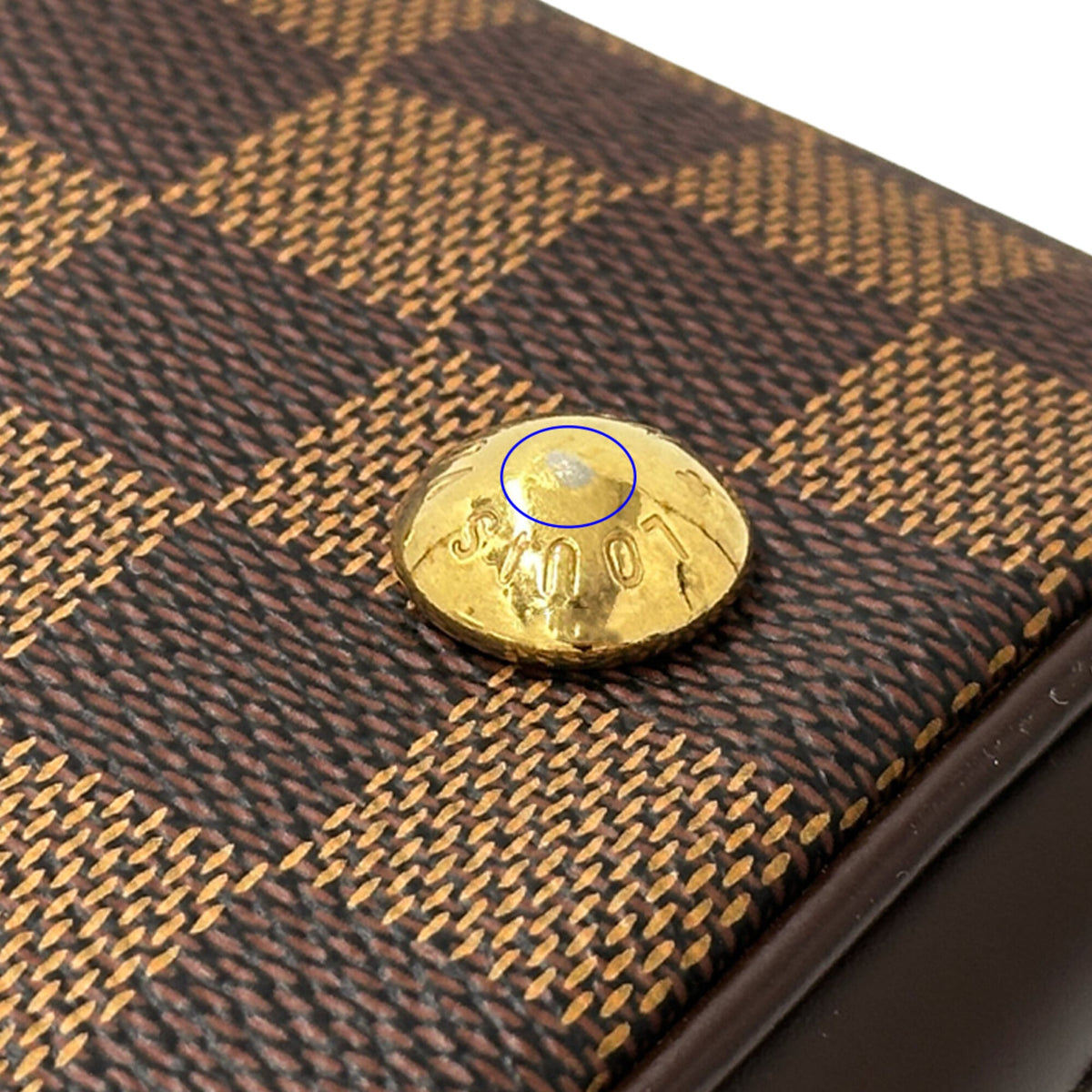 Louis Vuitton Brown Damier Canvas Ebene Damier Canvas Handbag (Pre-Owned)