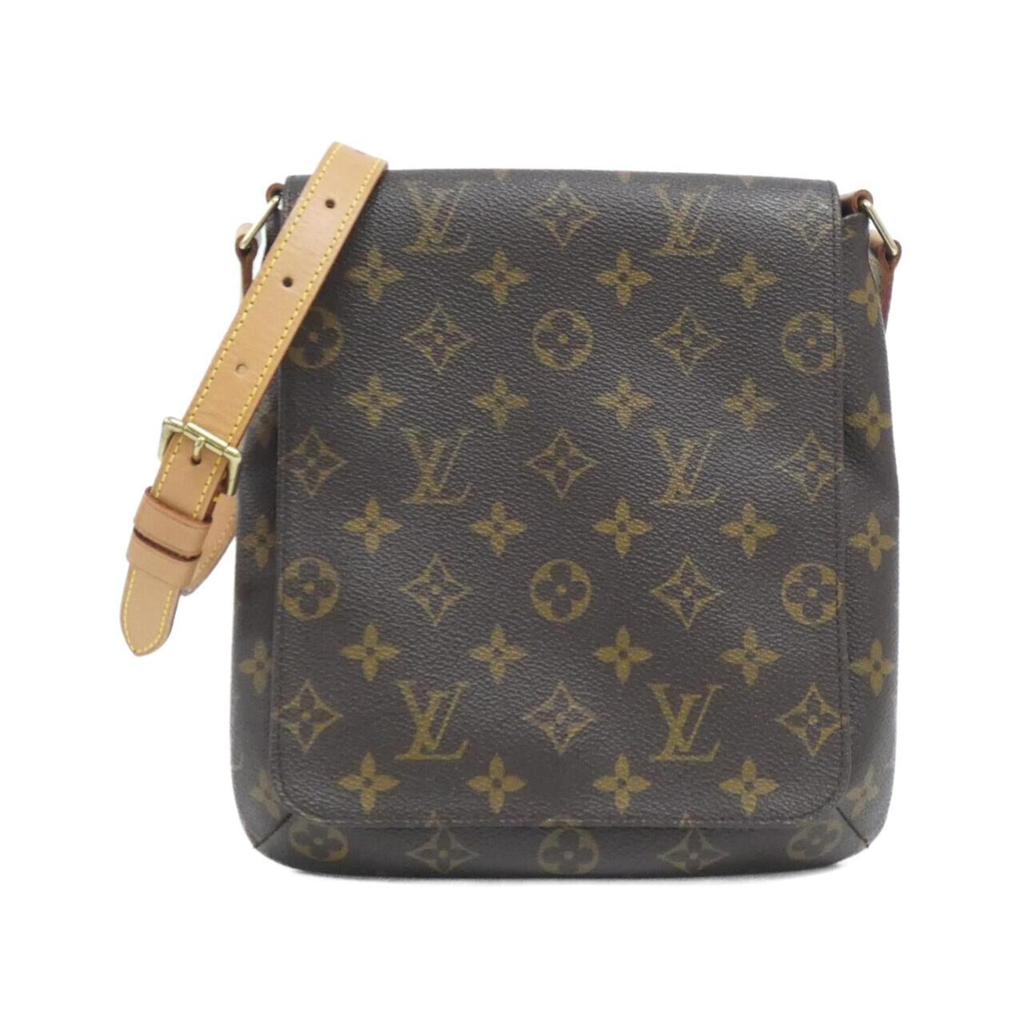 Louis Vuitton Monogram Marron Coated Canvas Shoulder Bag (Pre-Owned)