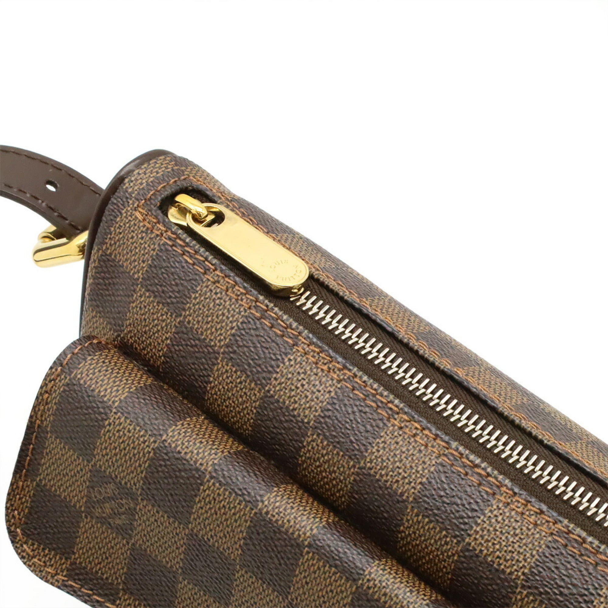 Louis Vuitton Brown Pvc Shoulder Bag (Pre-Owned)