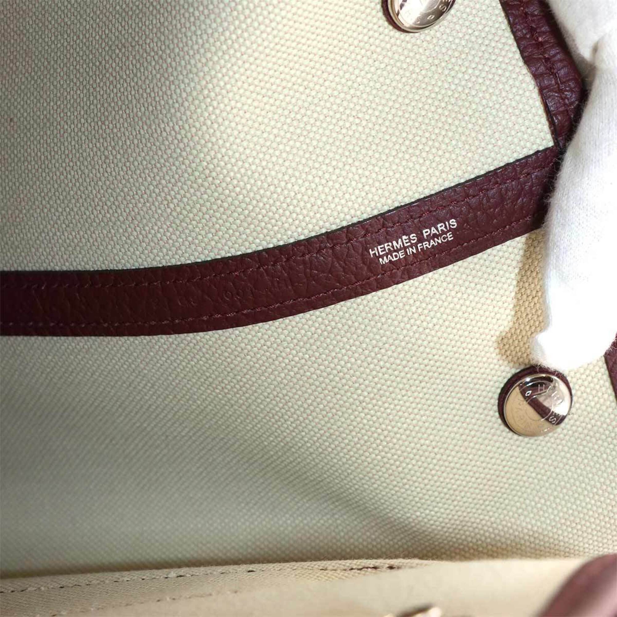 Hermes Negonda Leather Handbag Tote Bag (Pre-Owned)