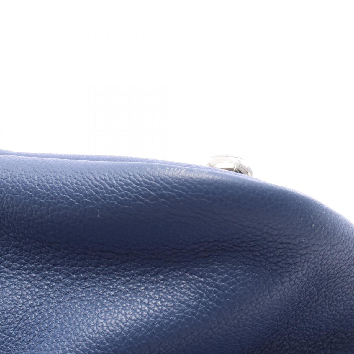 Hermes Blue Leather Handbag (Pre-Owned)