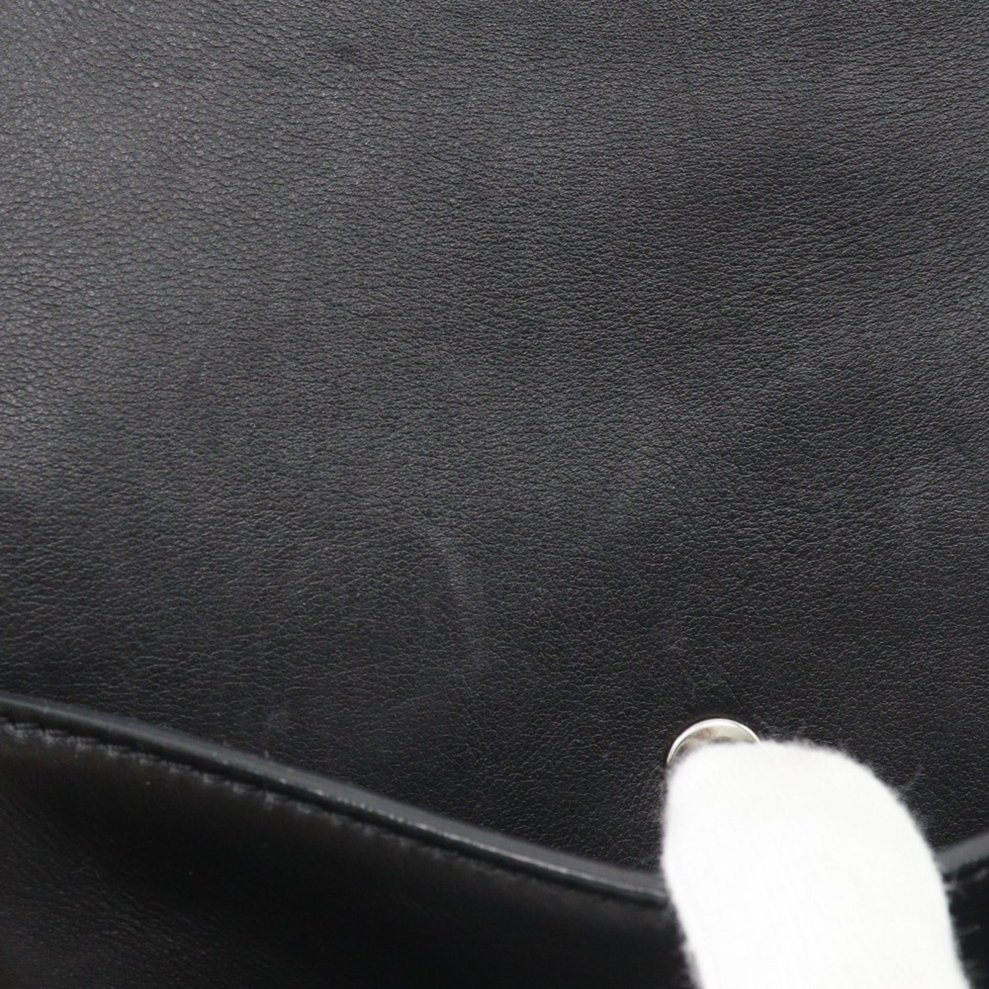 Celine Beige Black Leather Handbag Shoulder Bag (Pre-Owned)