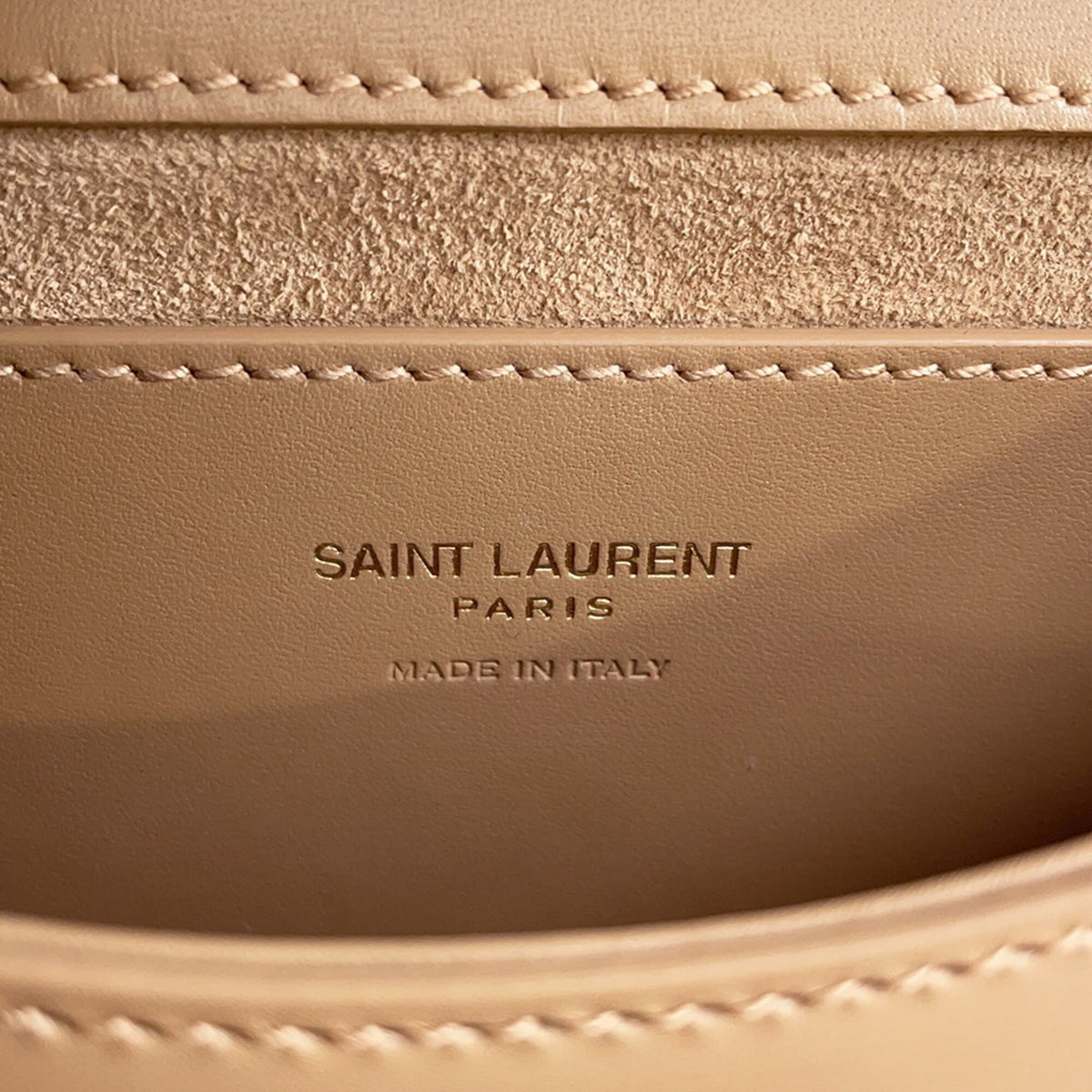 Yves Saint Laurent Beige Leather Handbag (Pre-Owned)