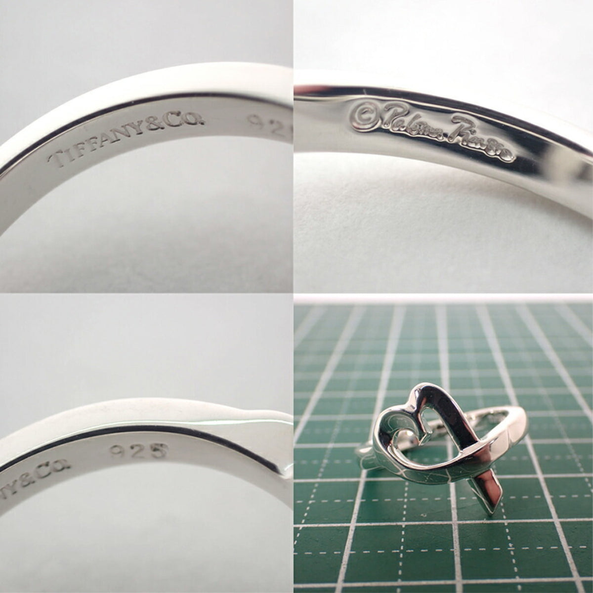 Tiffany Sterling Silver 925 Band Ring (Pre-Owned)