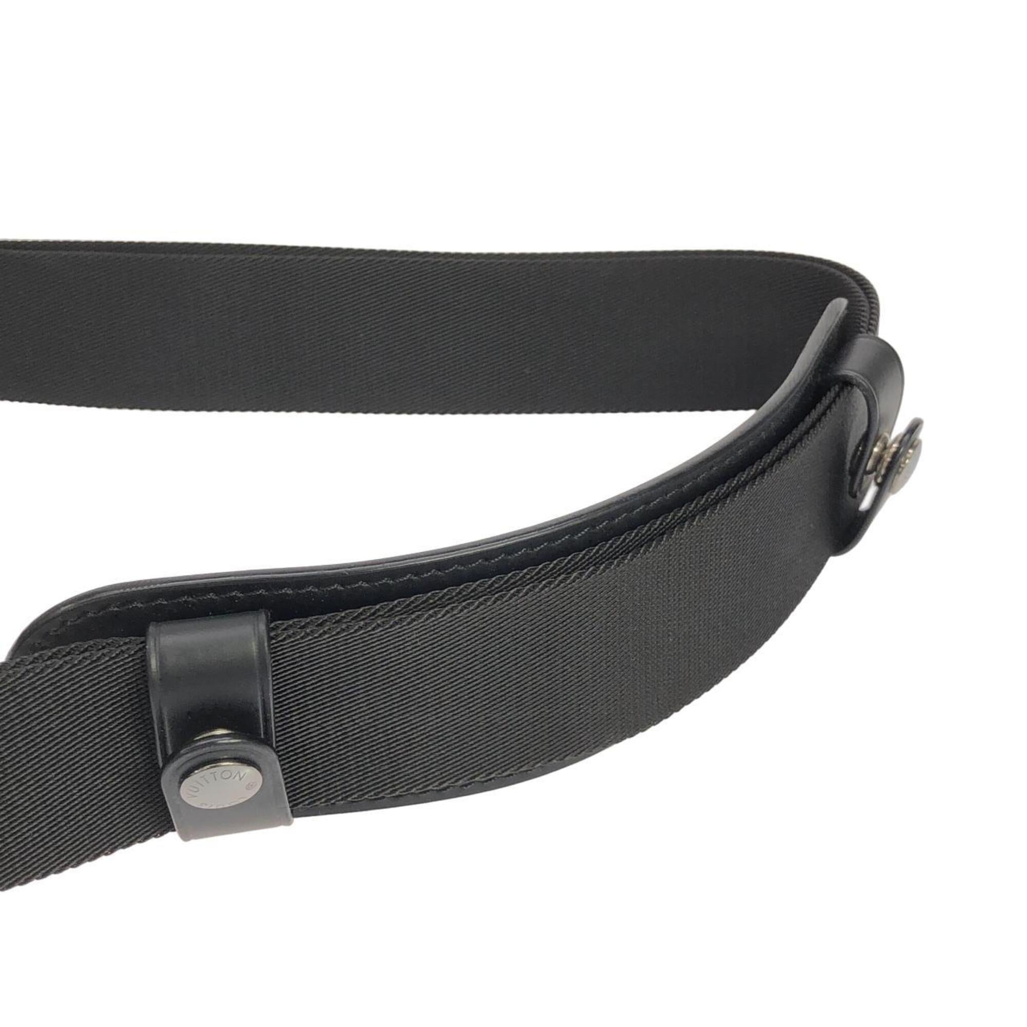 Louis Vuitton Black Coated Canvas Shoulder Bag (Pre-Owned)