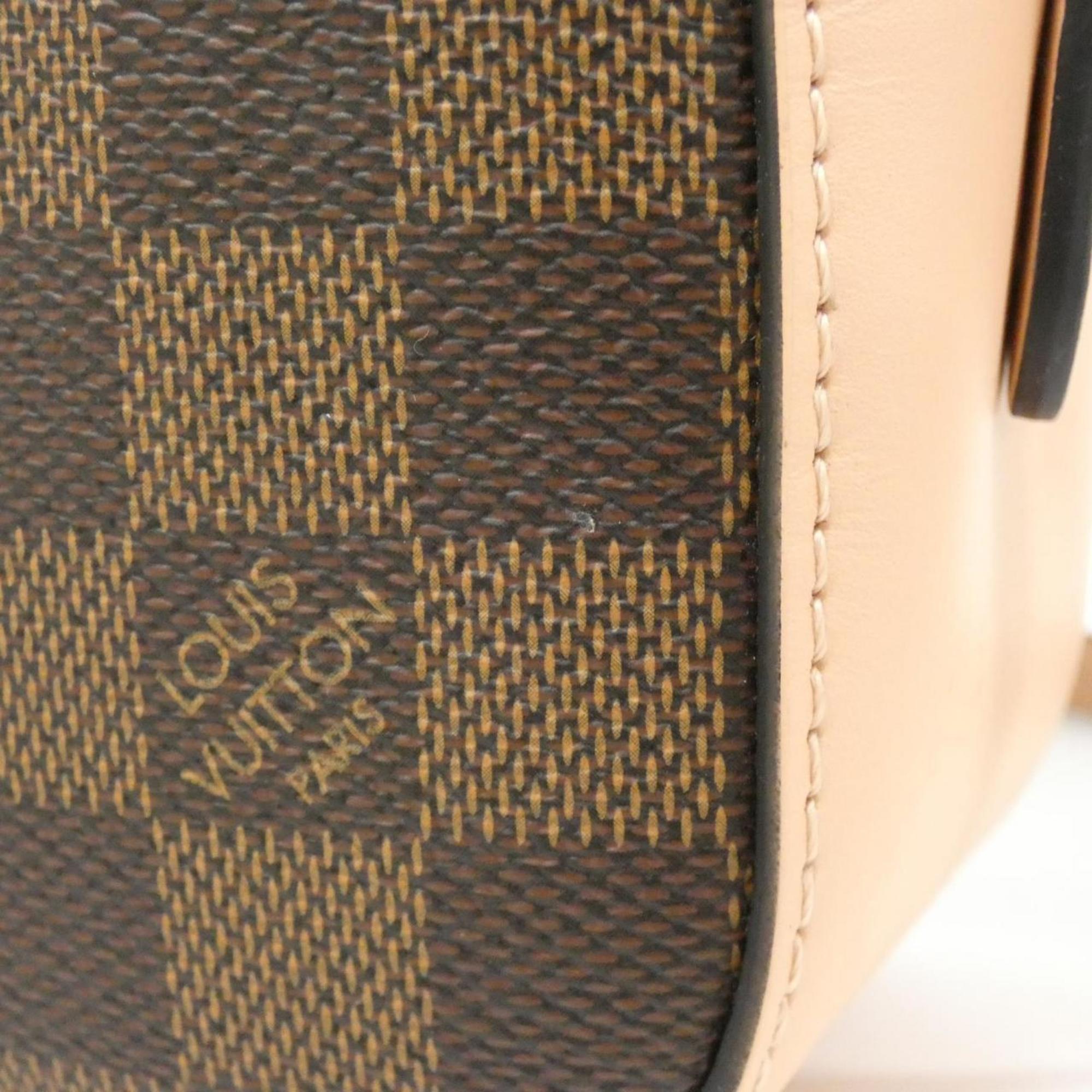 Louis Vuitton Brown Coated Canvas Shoulder Bag (Pre-Owned)