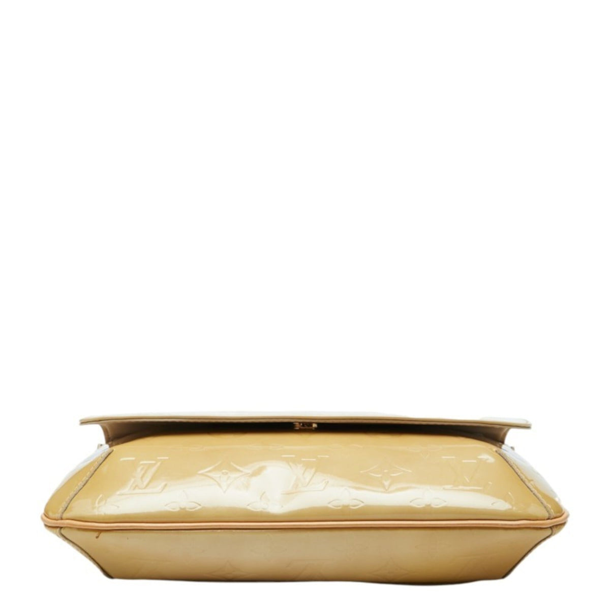 Louis Vuitton Monogram Vernis Beige Patent Leather Shoulder Bag (Pre-Owned)