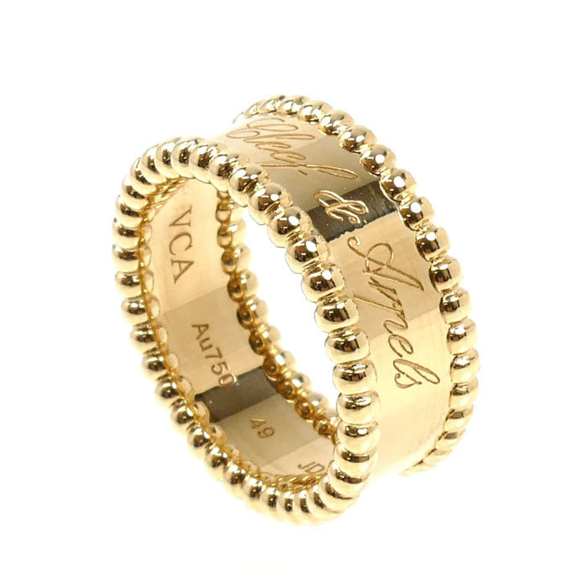 Van Cleef & Arpels Yellow Gold (18K) Band Ring (Pre-Owned)
