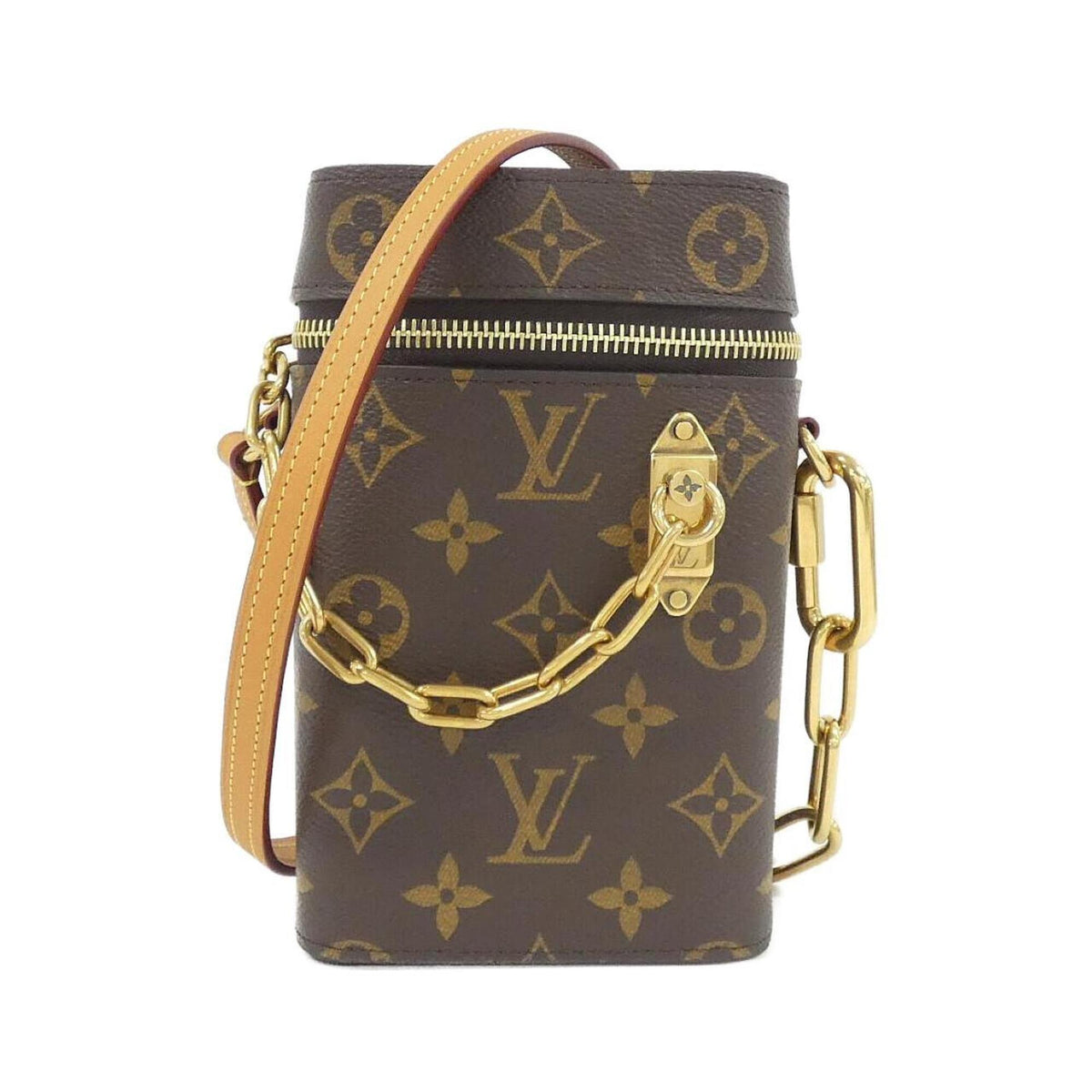 Louis Vuitton Marron Coated Canvas Handbag (Pre-Owned)