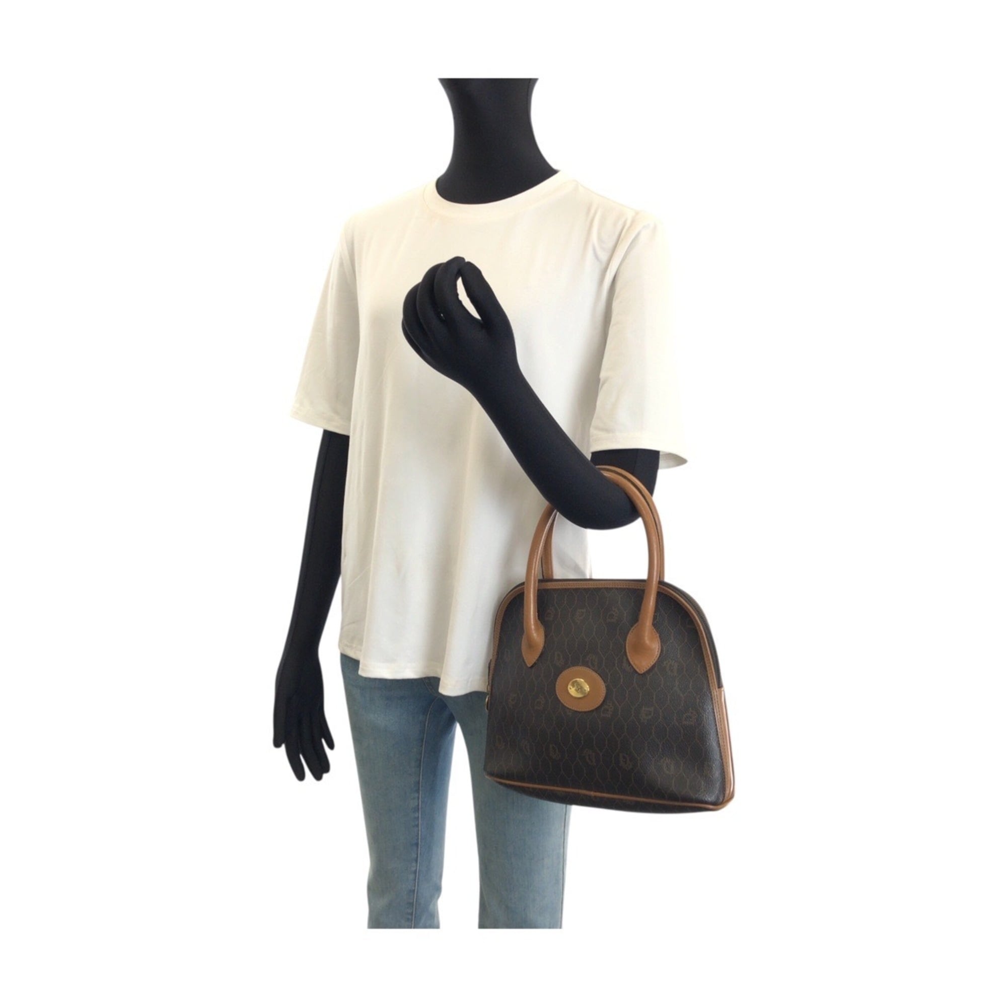 Christian Dior Brown Pvc Handbag (Pre-Owned)