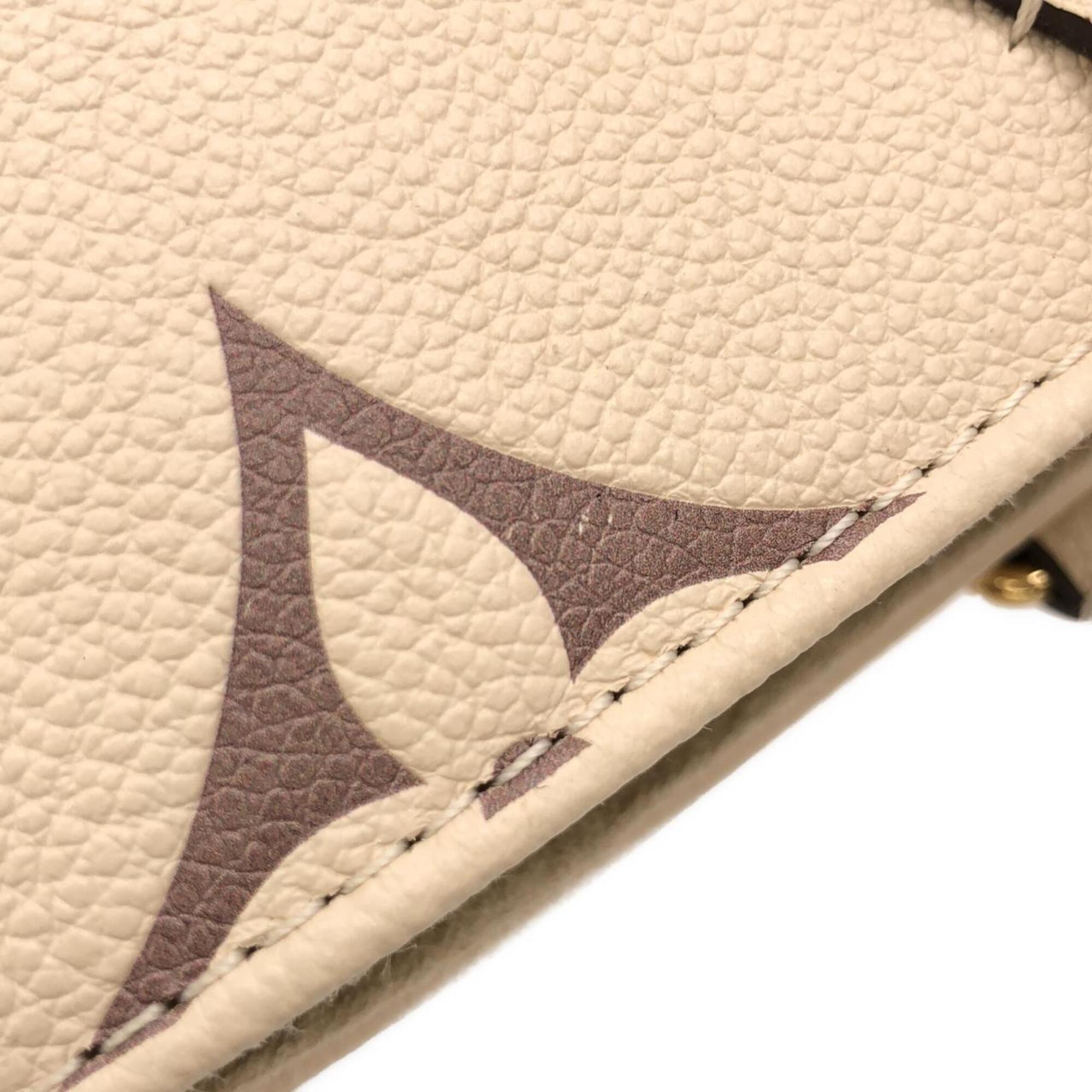 Louis Vuitton Beige Leather Handbag (Pre-Owned)