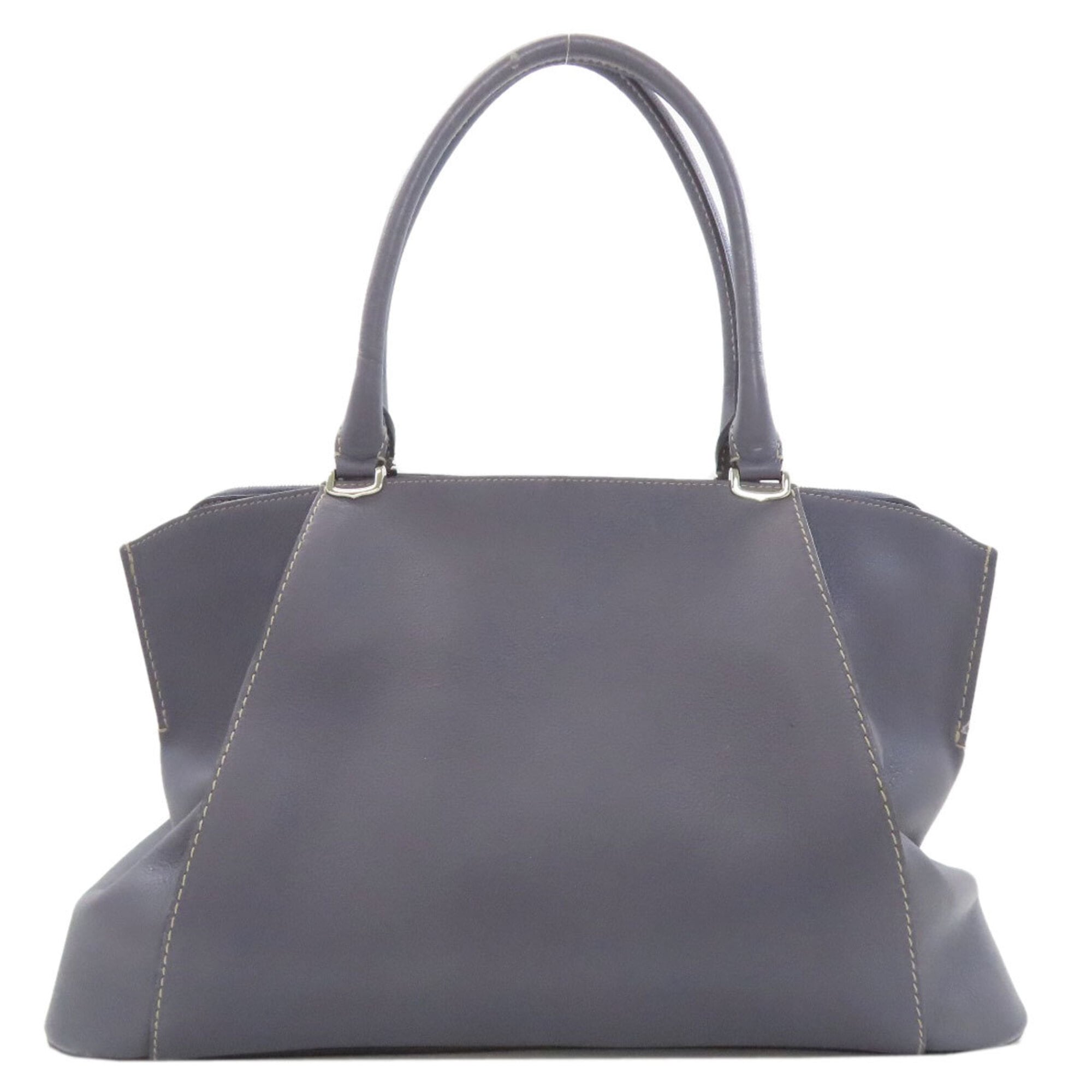 Cartier Blue Leather Tote Bag (Pre-Owned)