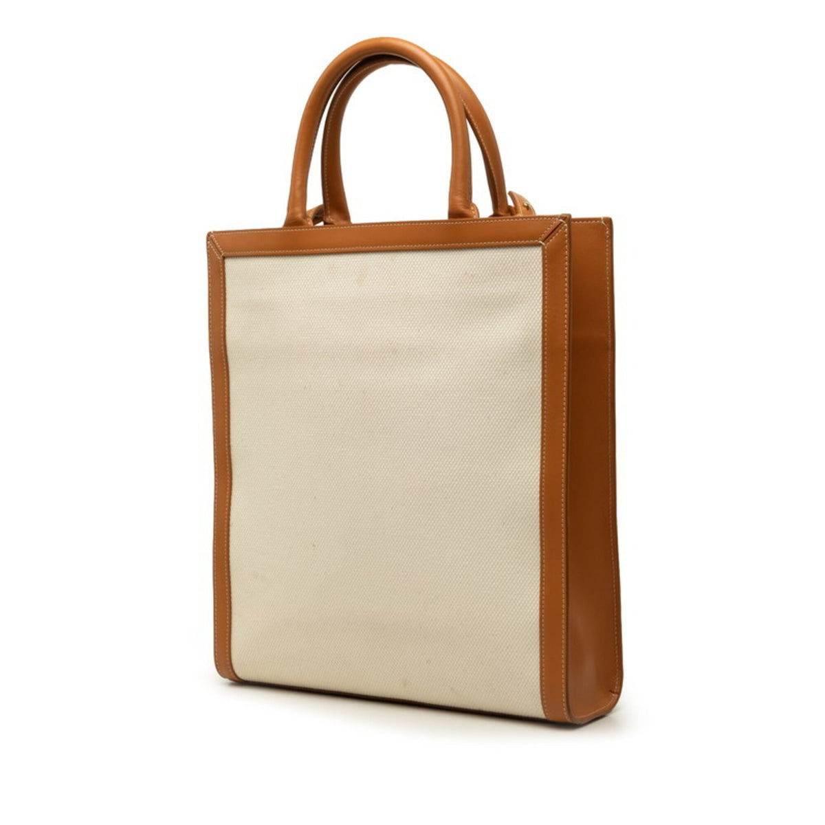 Celine Brown Ivory Ivory Handbag Shoulder Bag (Pre-Owned)