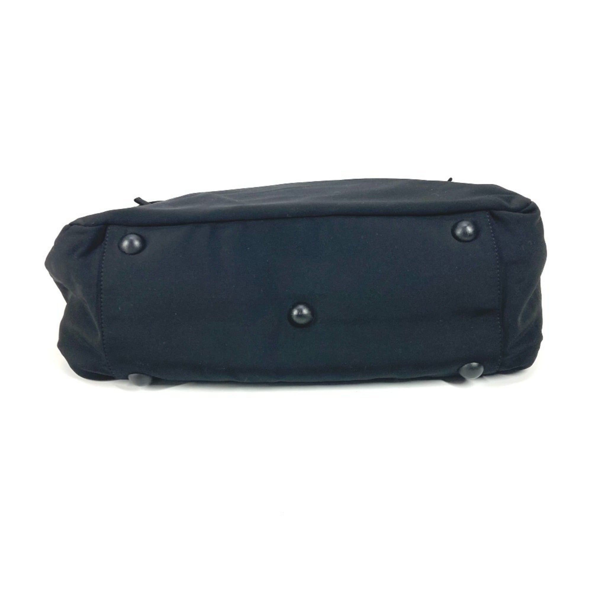 Miu Miu Black Nylon Boston Bag Shoulder Bag (Pre-Owned)