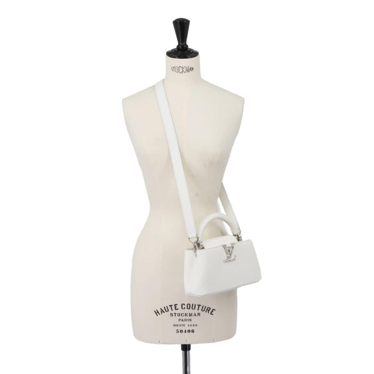 Louis Vuitton Capucines White Handbag (Pre-Owned)