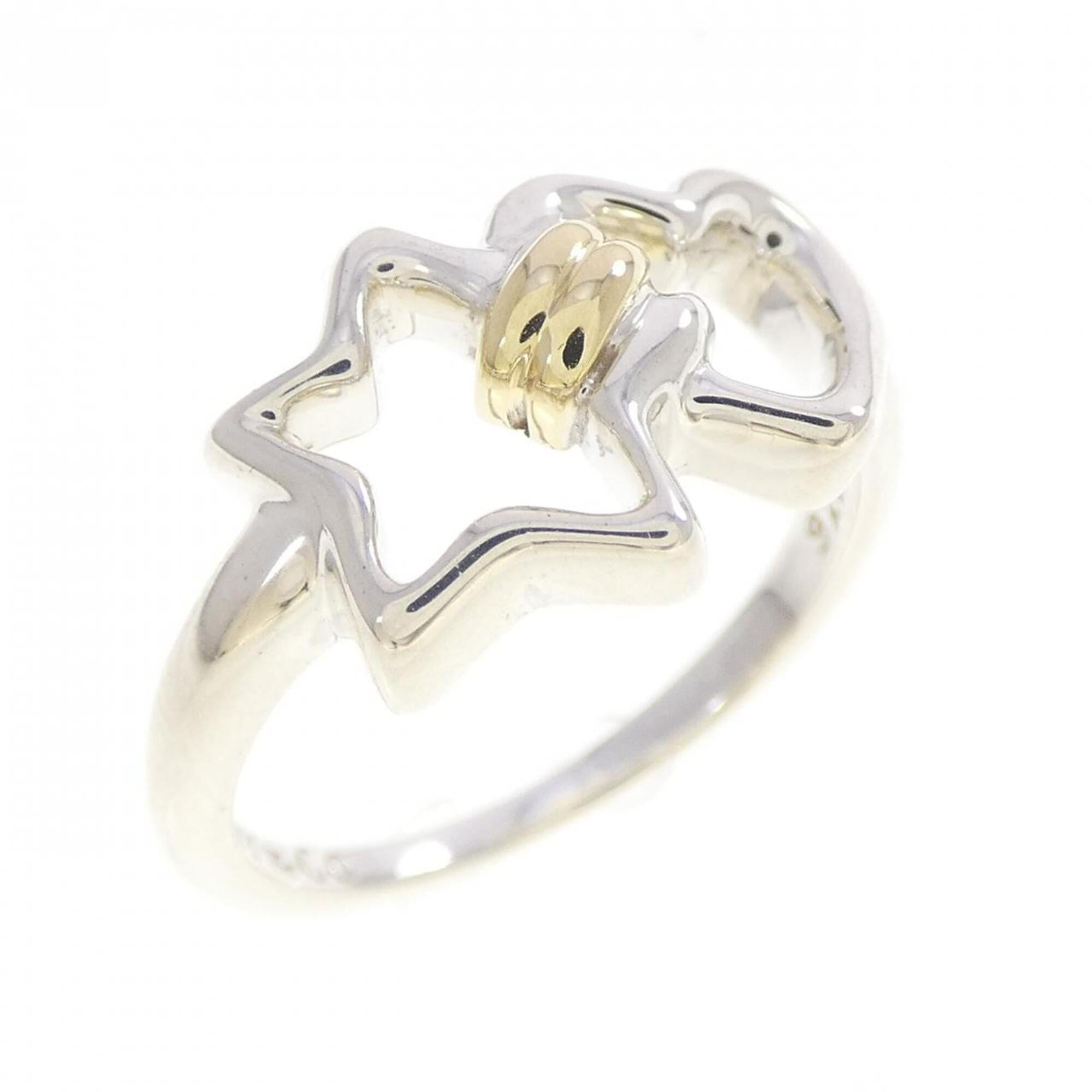 Tiffany Yellow Gold (18K) Silver 925 Band Ring (Pre-Owned)
