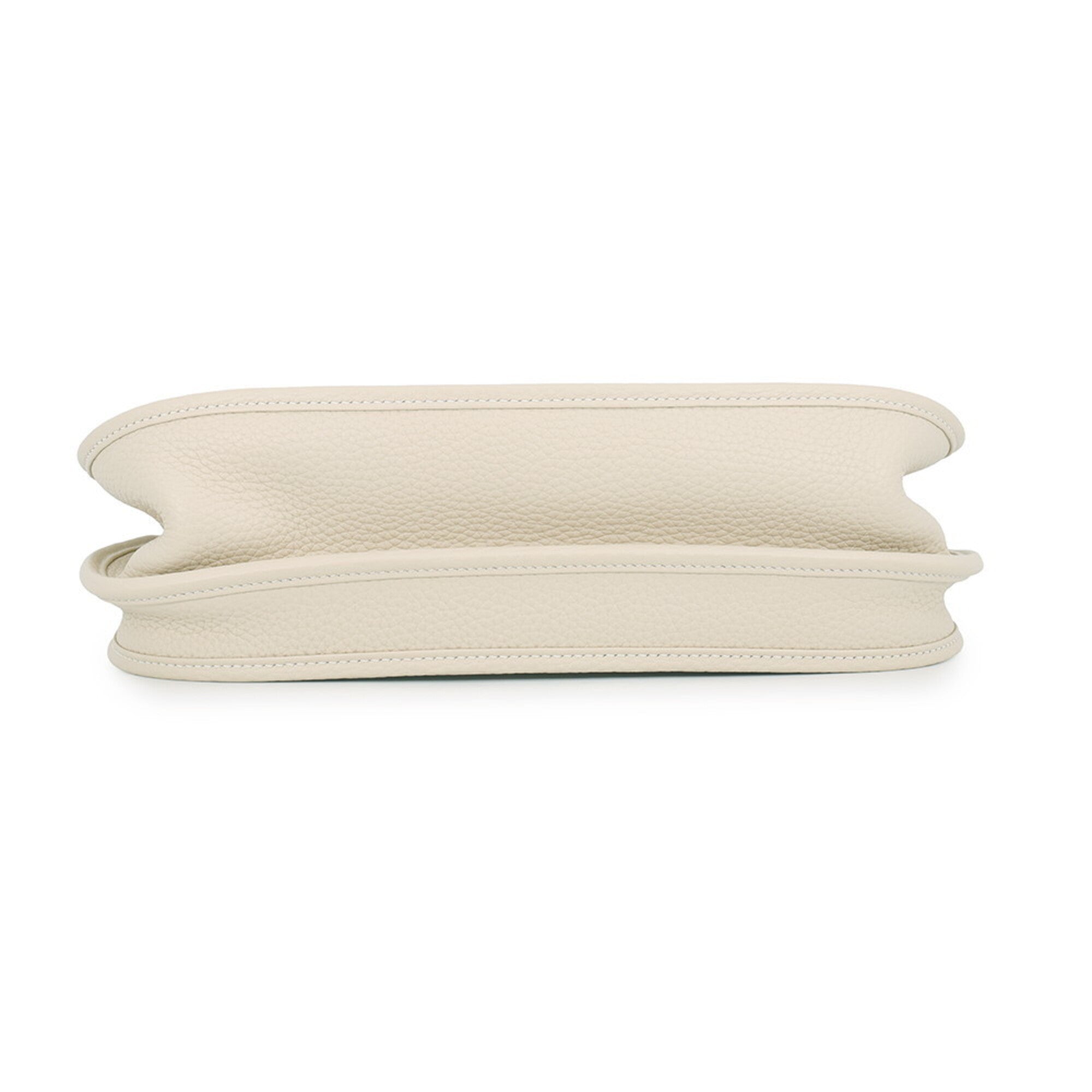 Hermes Ivory Taurillon Clemence Leather Shoulder Bag (Pre-Owned)