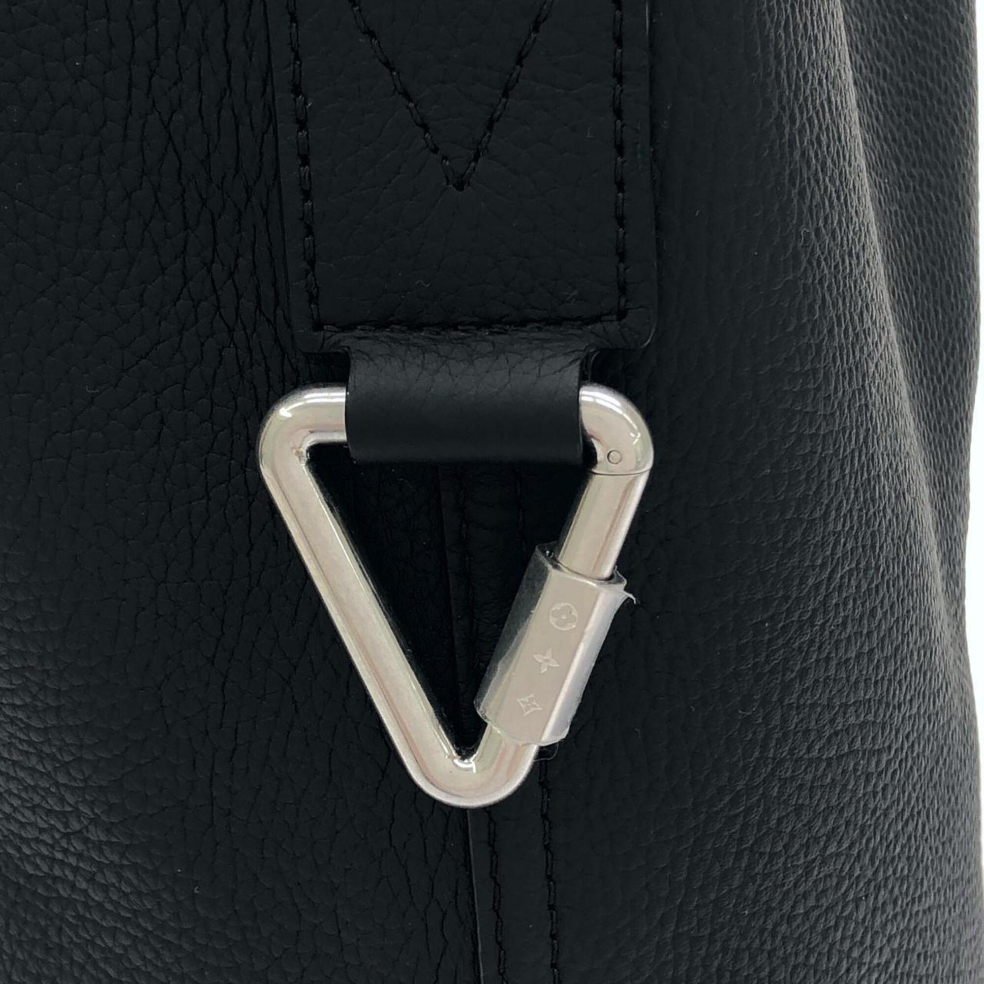 Louis Vuitton Black Suede Leather Shoulder Bag (Pre-Owned)