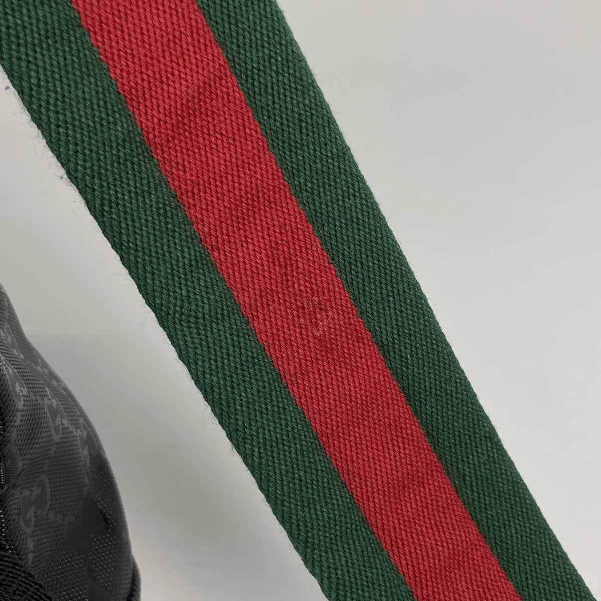 Gucci Gg Imprimé Black Coated Canvas Backpack (Pre-Owned)