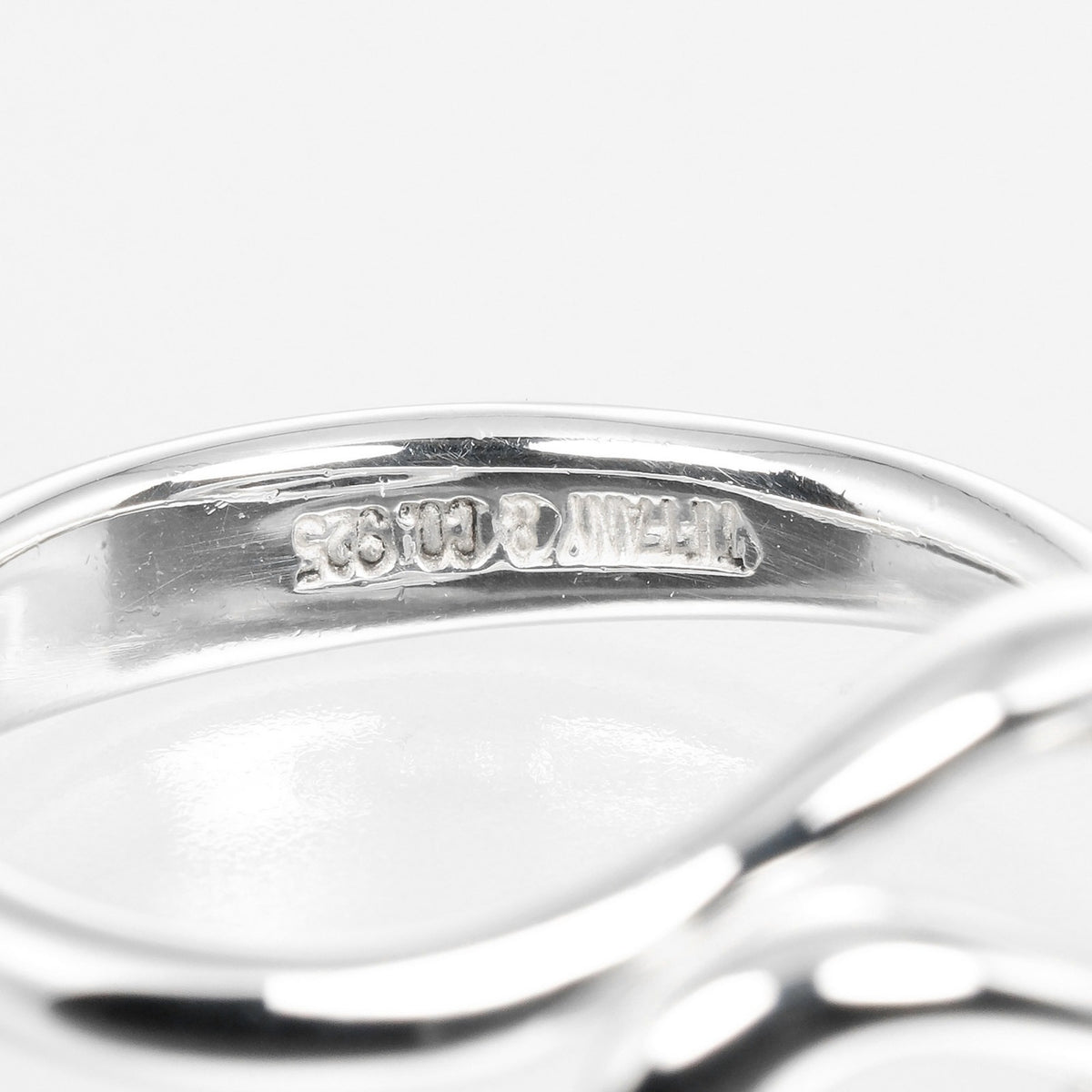 Tiffany Silver 925 Band Ring (Pre-Owned)