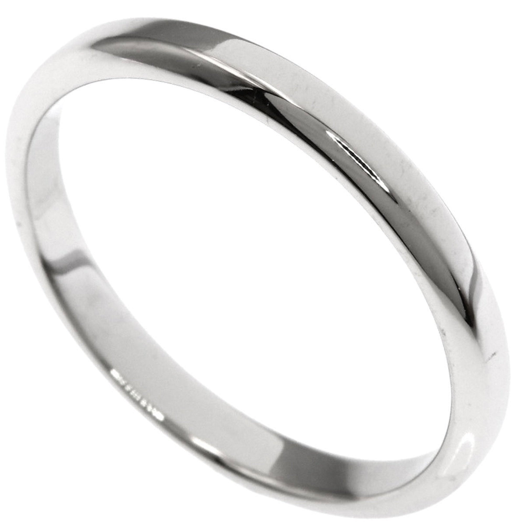 Van Cleef & Arpels Platinum 950 Band Ring (Pre-Owned)