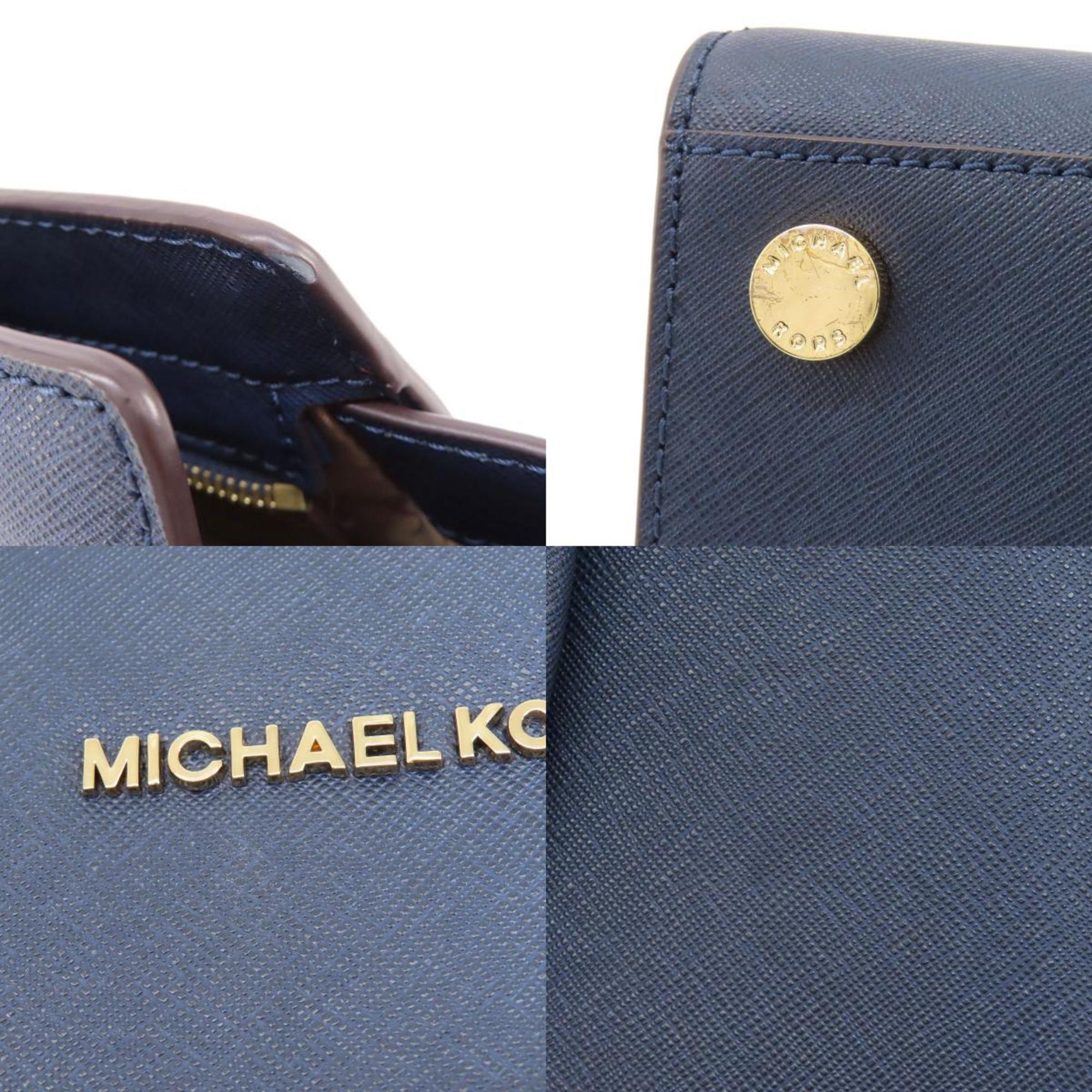Michael Kors Navy Pvc Handbag (Pre-Owned)