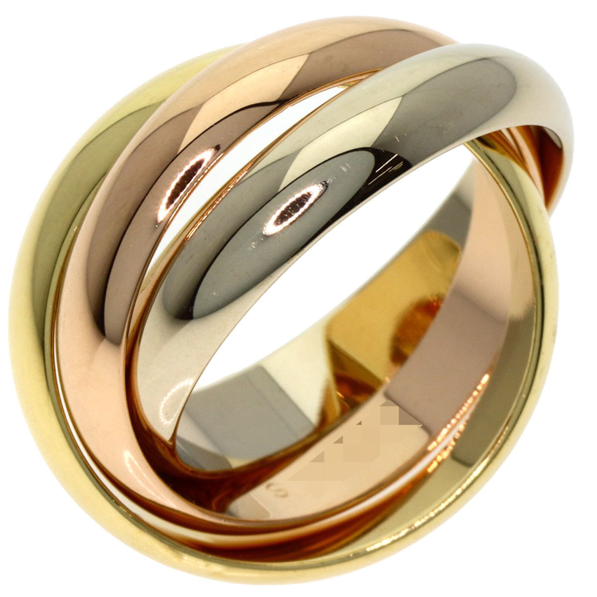 Cartier Trinity Yellow Gold (18K) Pink Gold (18K) White Gold (18K) Band Ring (Pre-Owned)
