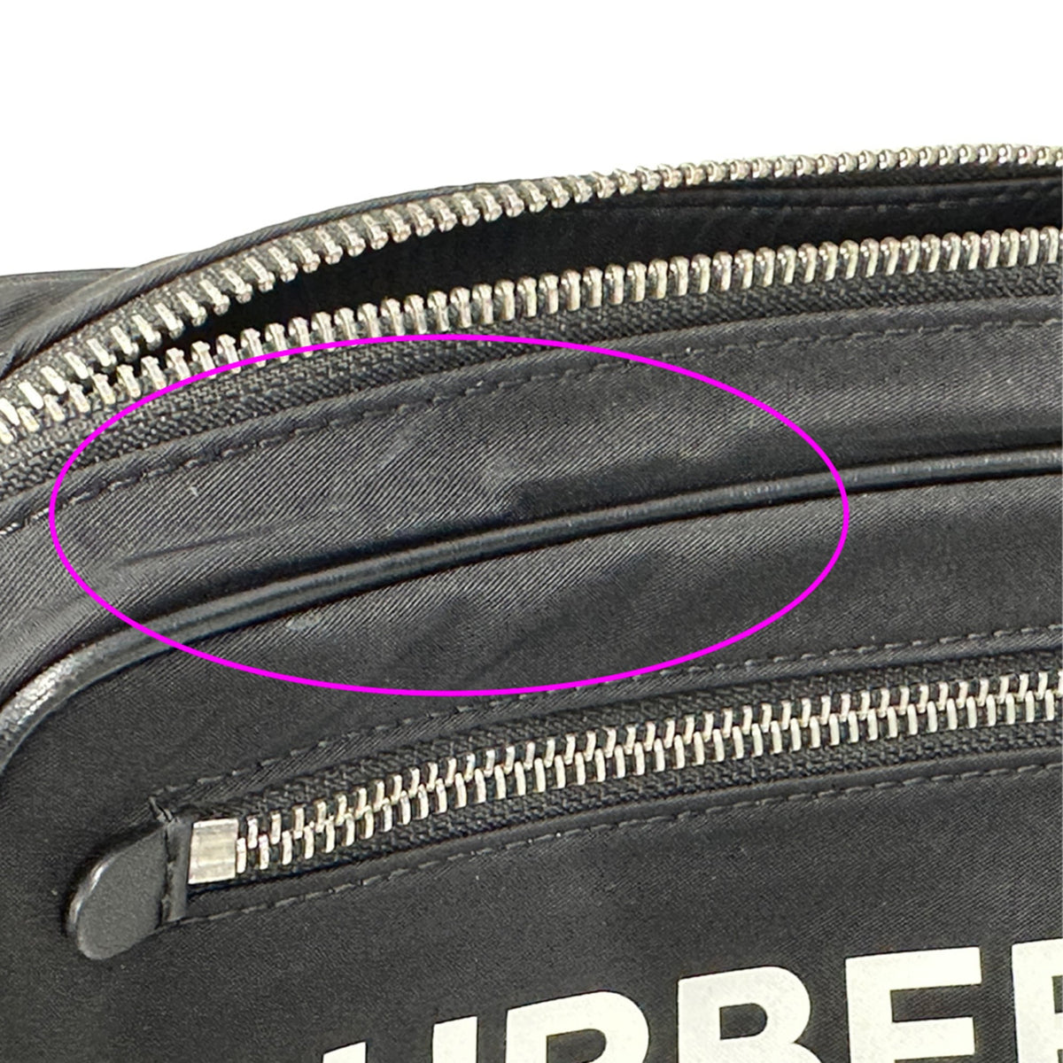 Burberry Black Nylon Handbag Sling Bag (Pre-Owned)