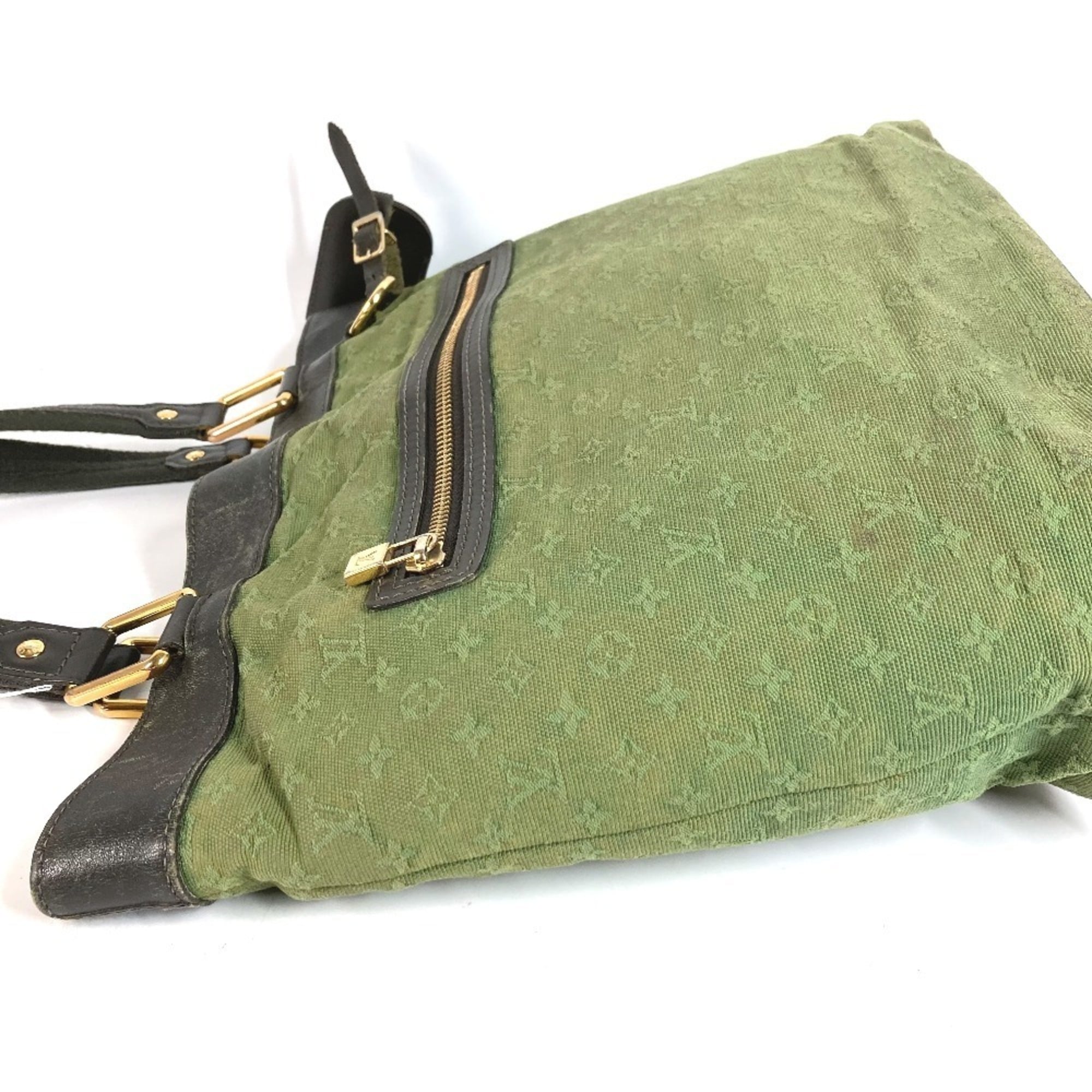 Louis Vuitton Khaki Monogram Mini Shoulder Bag Tote Bag (Pre-Owned)